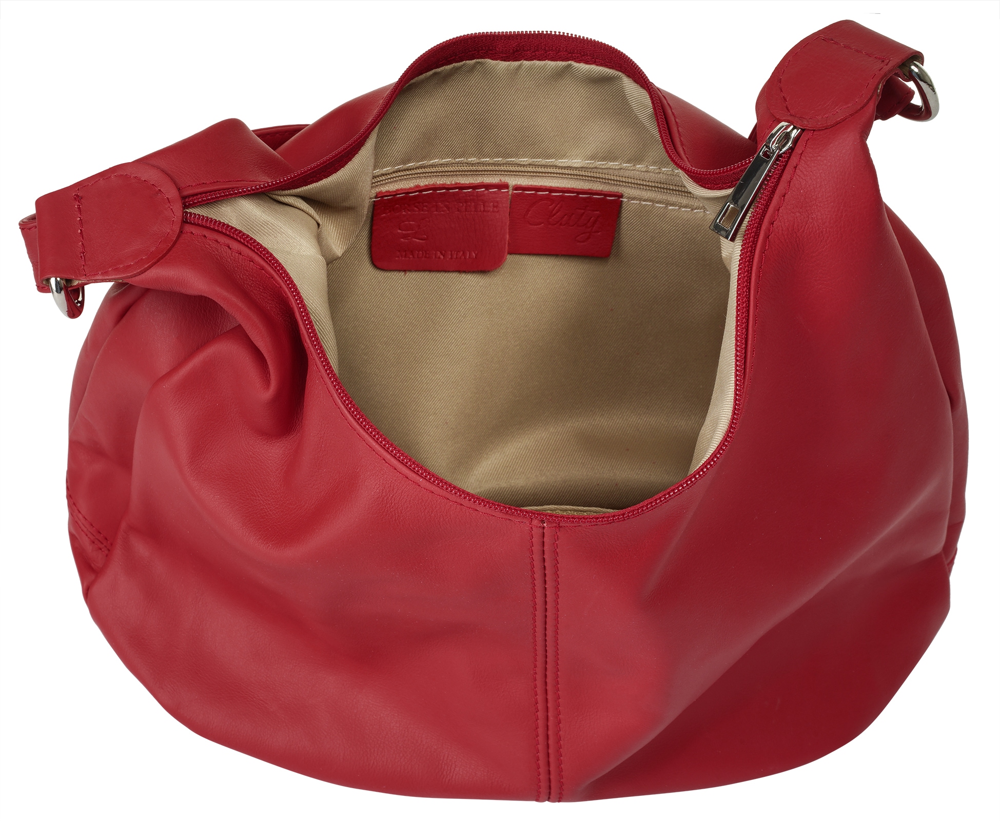 Cluty Shopper echt Leder, Made in Italy