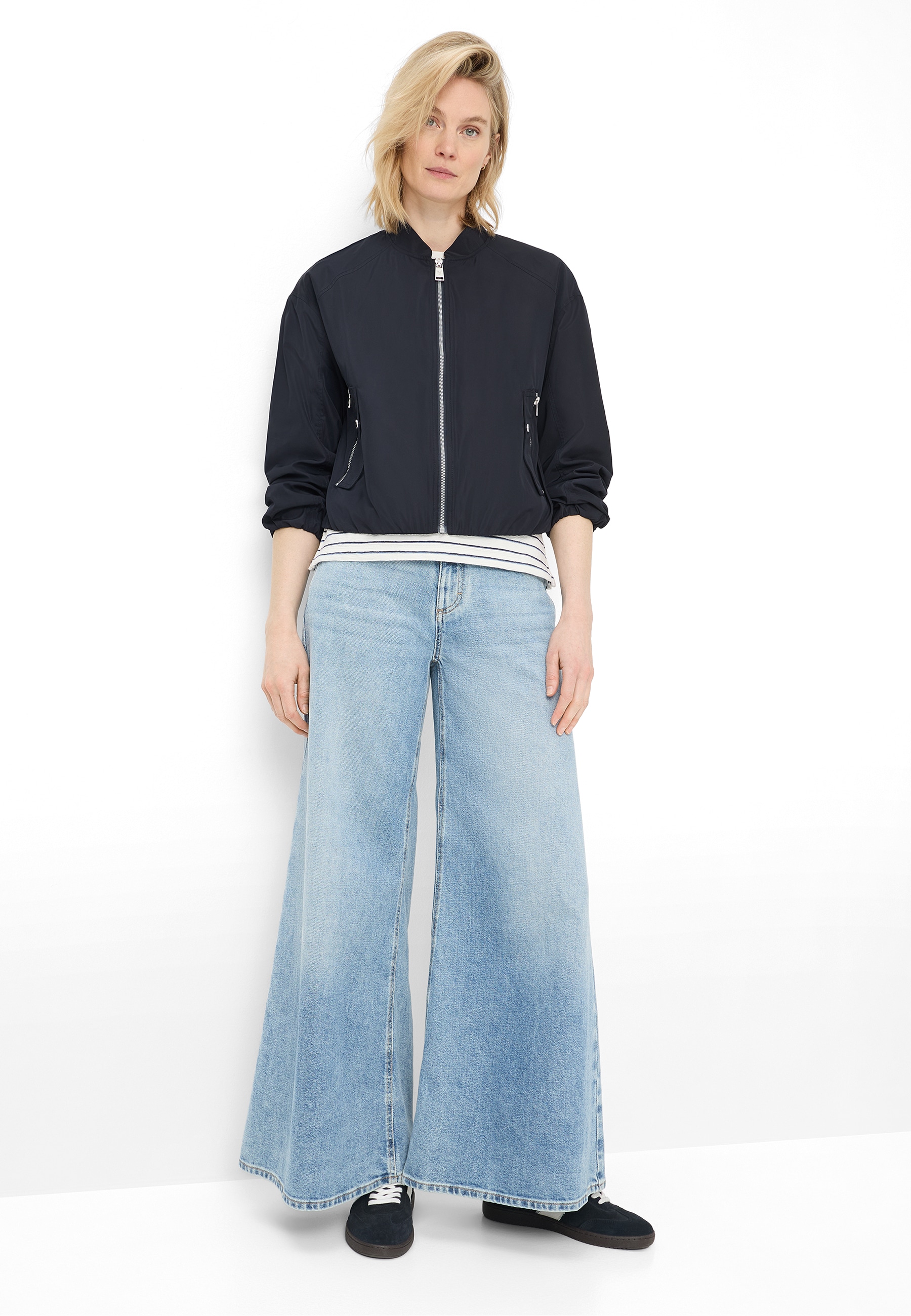 Fuchs Schmitt Blouson Stehkragen, Regular Fit, Rückenfalten