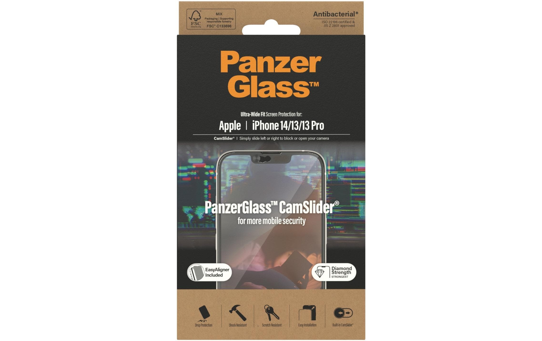 PanzerGlass Displayschutzglas »Ultra« für iPhone 13, iPhone 13 Pro, iPhone 14 1 Stk. tlg.