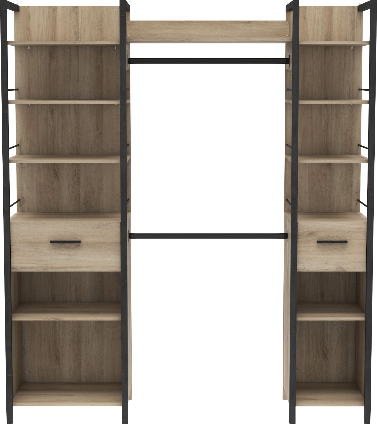 Demeyere GROUP Armoire à rideaux »Riga« L/H/P env. 180/208/48 cm,  Fabriqué en France, design peu encombrant