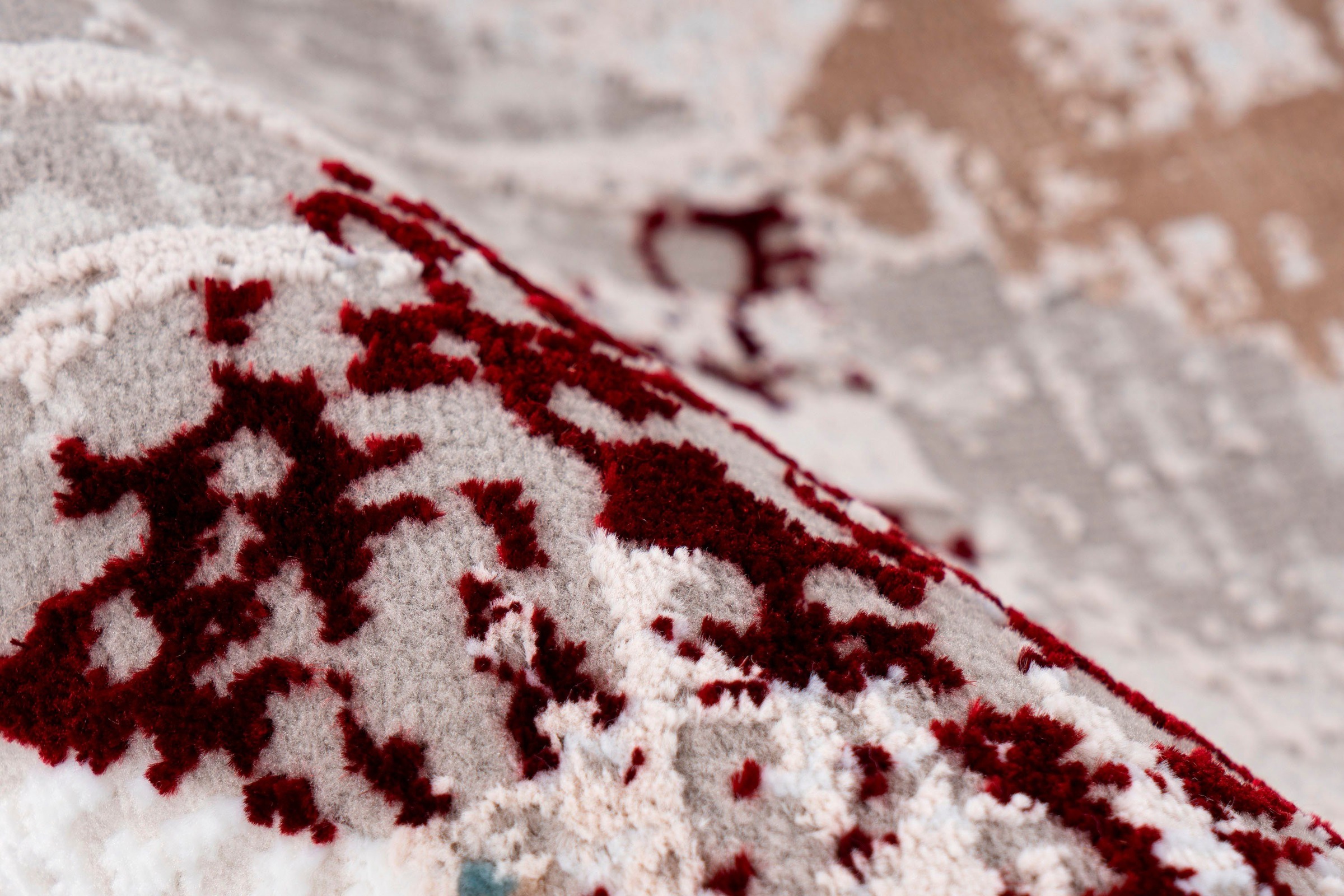 calo-deluxe Teppich »Miran 125« rechteckig 12 mm Höhe Vintage Design, mit Fransen, Wohnzimmer