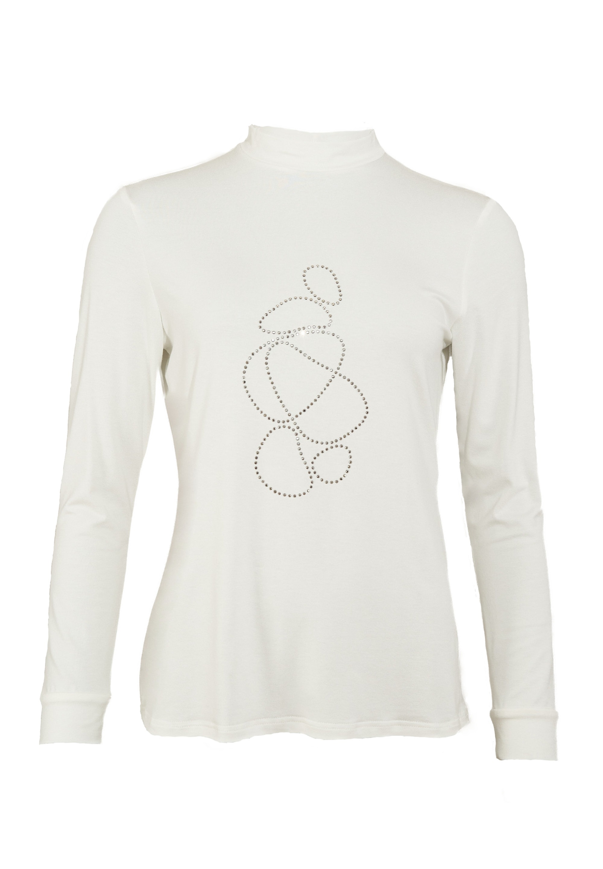 Seidel Moden Langarmshirt mit Glitzersteinen, MADE IN GERMANY