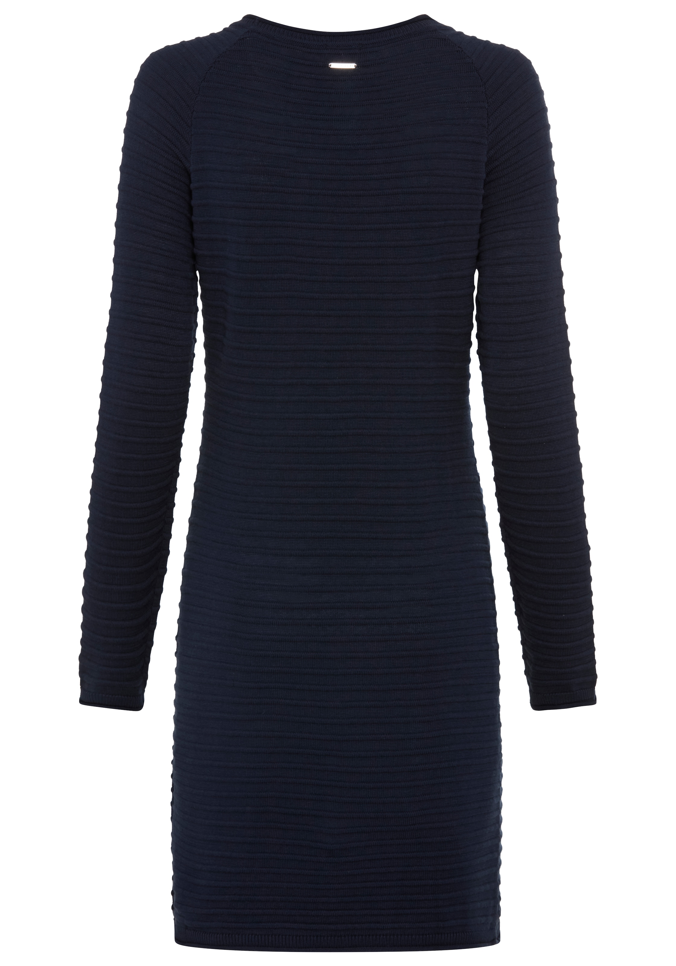 Laura Scott Robe en tricot »aus Baumwollmischung« avec rayures structurées