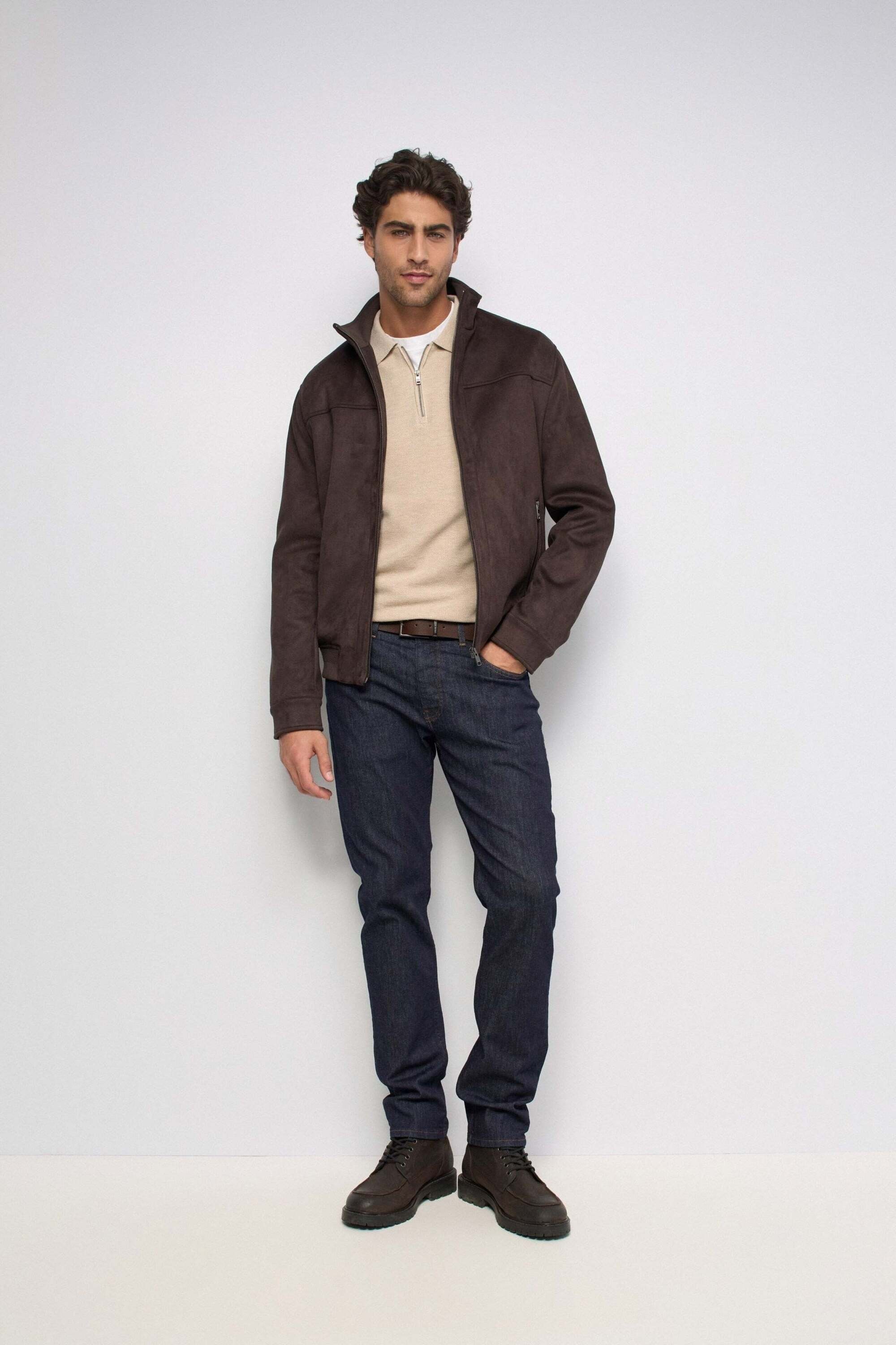 Salsa Lederimitatjacke »Salsa Jeans Kunstlederjacke Faux Suede«