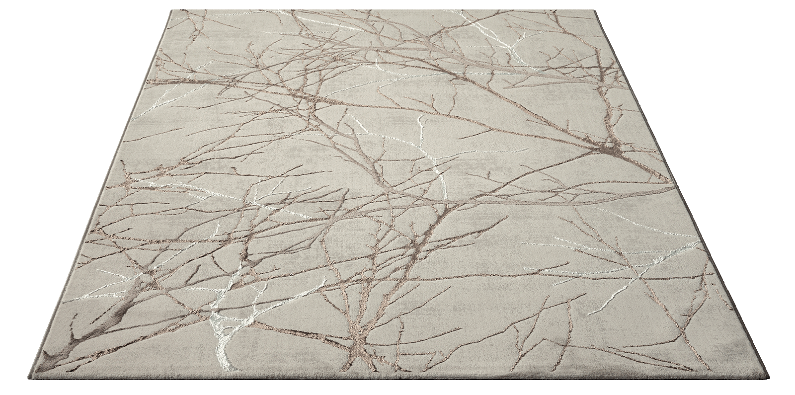 the carpet Tapis »Mila« Rectangulaire 8 mm Höhe moderner Wohnzimmer Teppich elegant glänzender Flor