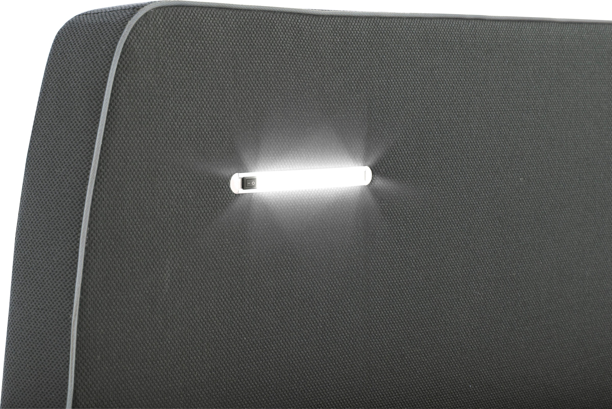 ATLANTIC home collection Boxspringbett »REX LED« inklusive LED-Beleuchtung und Topper