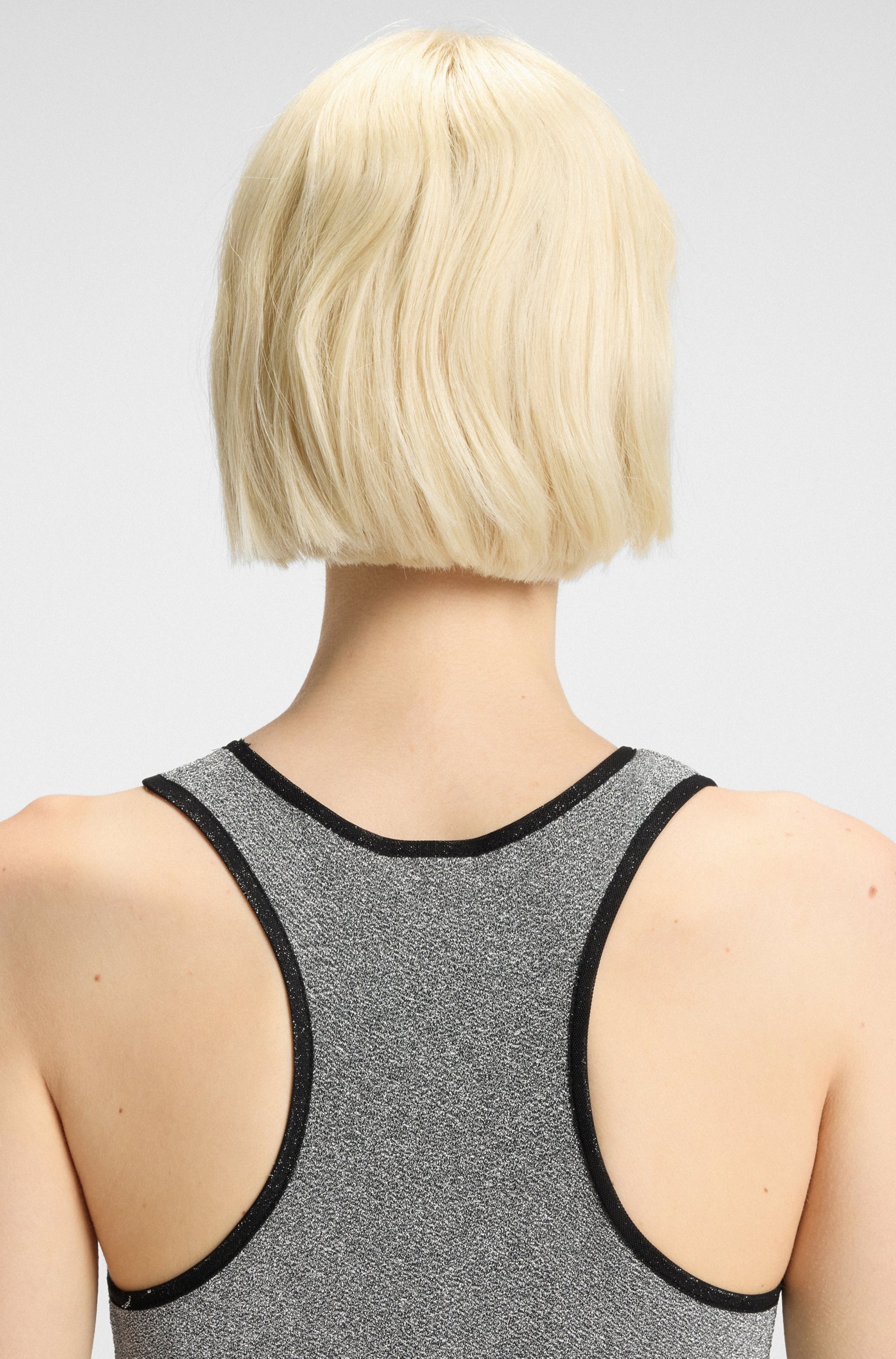 HUGO Blue Robe en jersey »Niamh« schimmernd, Slim Fit