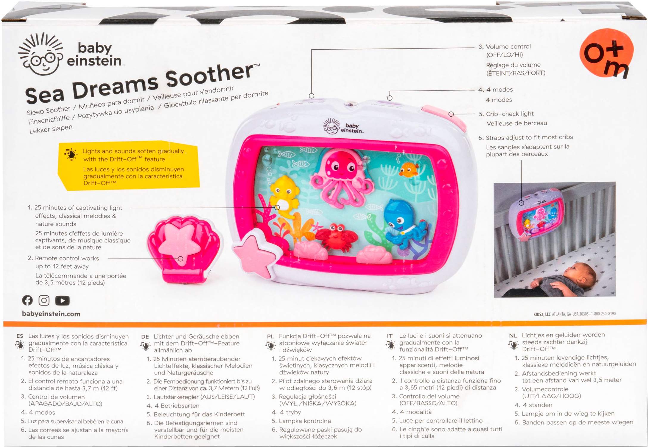 Baby Einstein Veilleuse »Sea Dreams Soother Sleep Soother« inklusive Fernbedienung