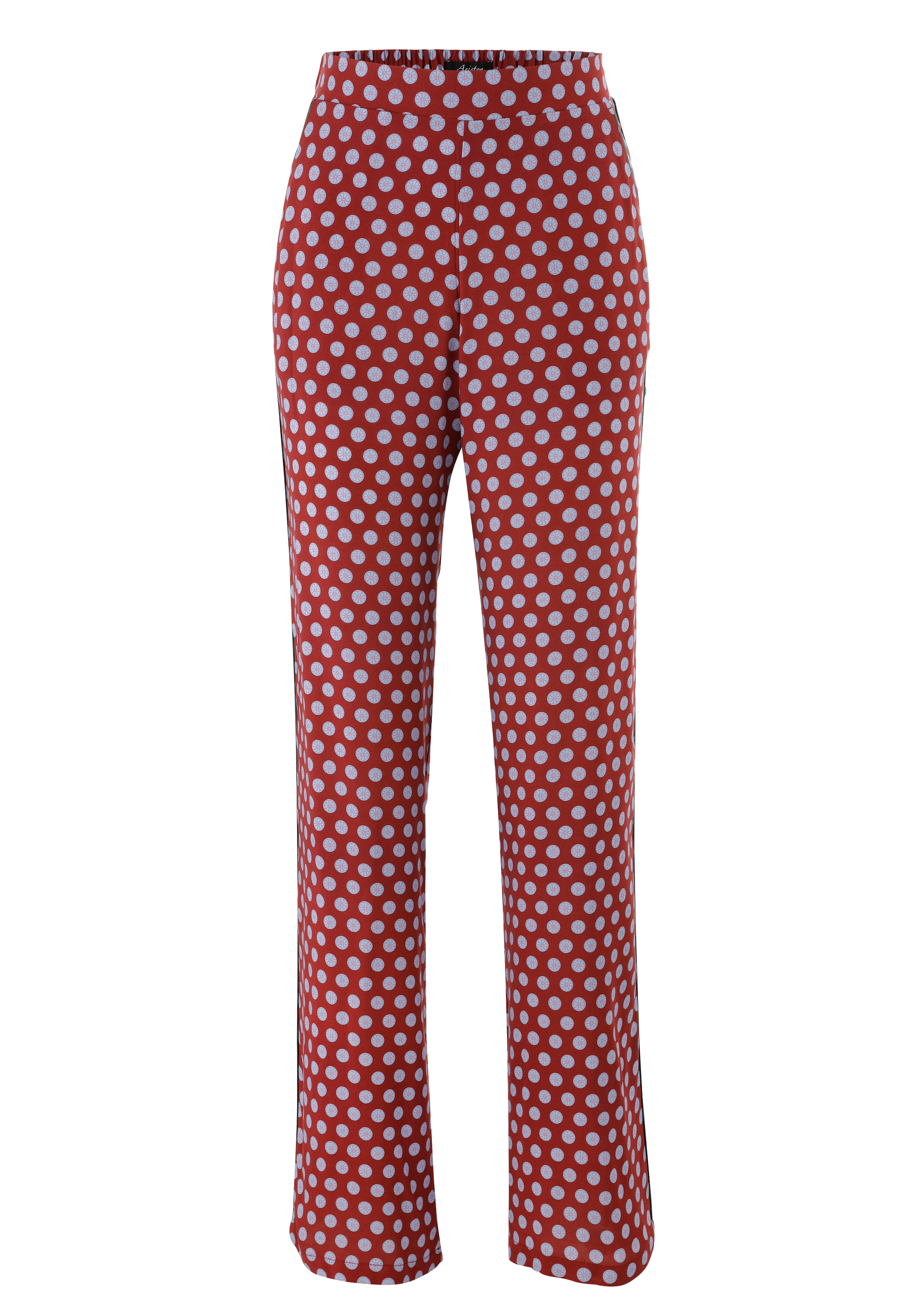 Aniston CASUAL Pantalon à enfiler  allover mit gemusterten Punkten bedruckt