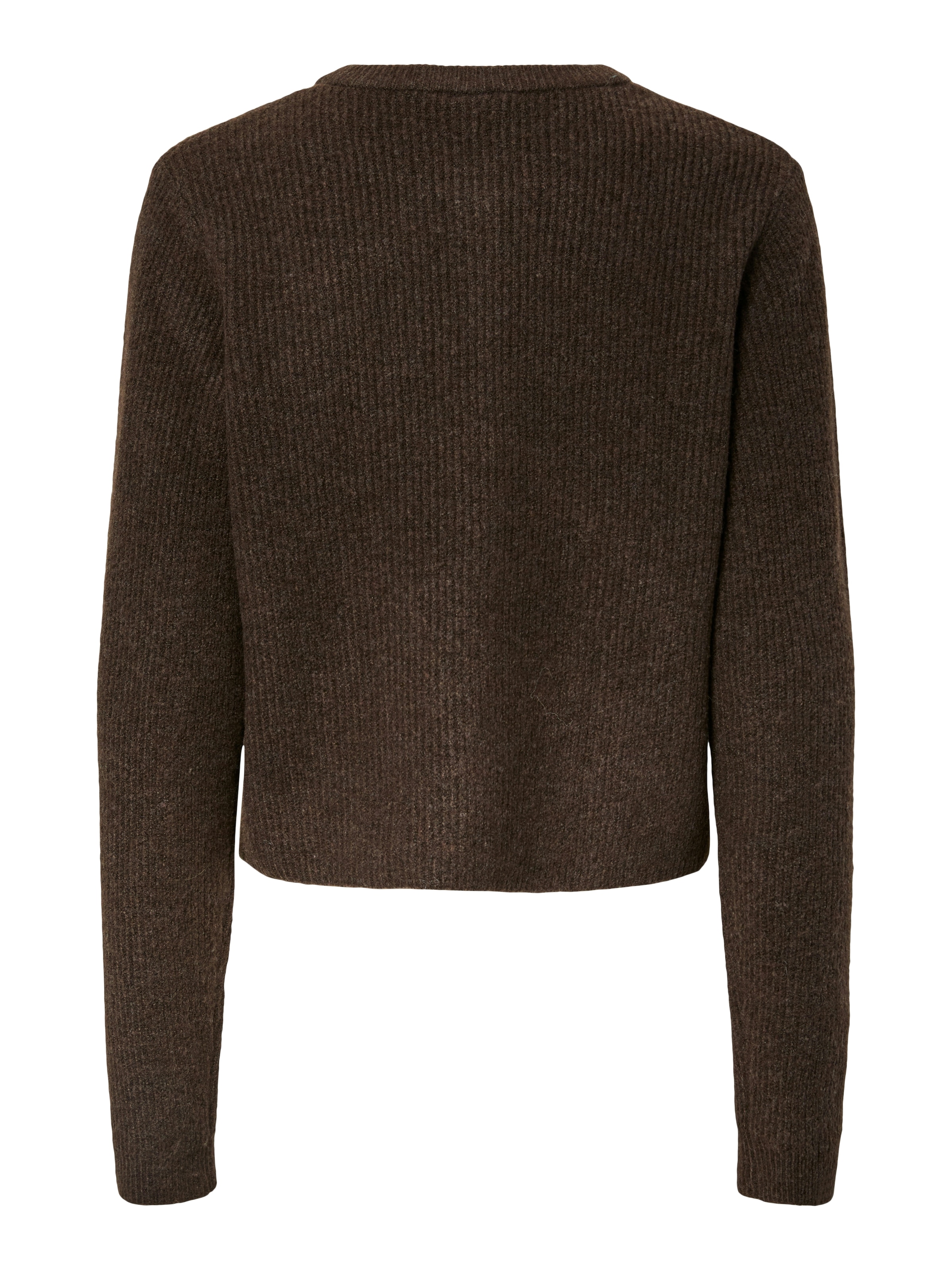 pieces Strickjacke »PCSILLY LS O-NECK KNIT CARDIGAN NOOS BC« Materialmix, regular fit