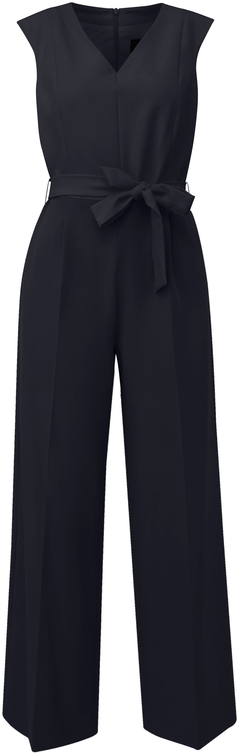 s.Oliver BLACK LABEL Overall mit V-Ausschnitt, mit Gürtel
