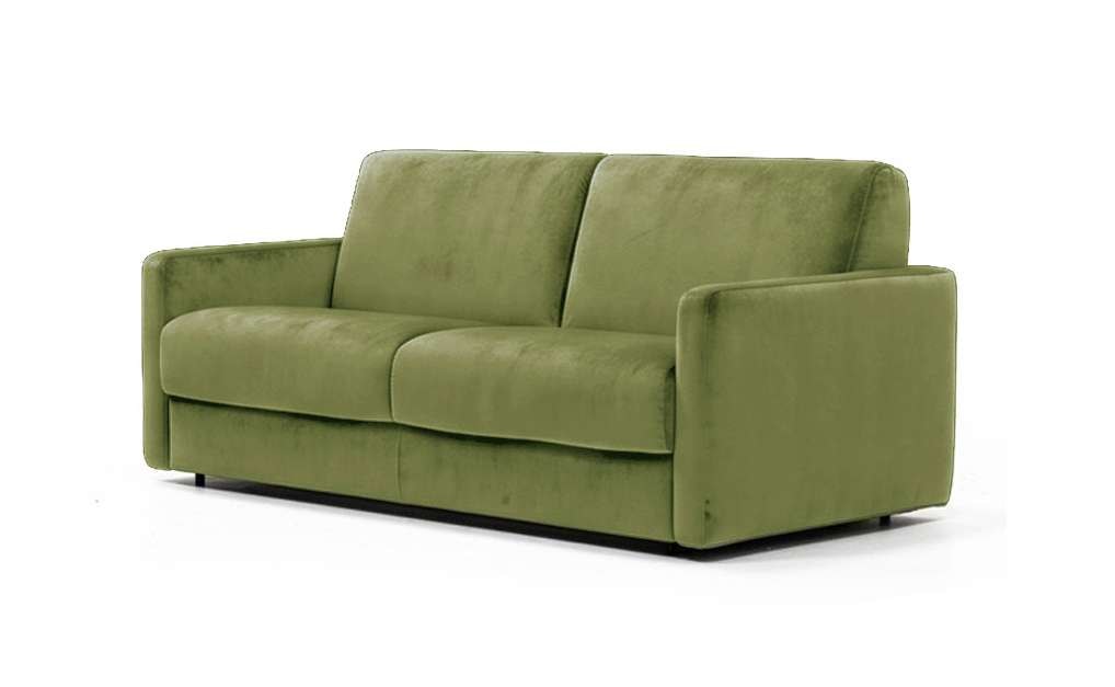 Egoitaliano Schlafsofa »Moby Designsofa - 2-Sitzer mit Dauerschlaffunktion« Made in Italy, Luxus-Microfaser & hoher Liegekomfort, 140x190 cm