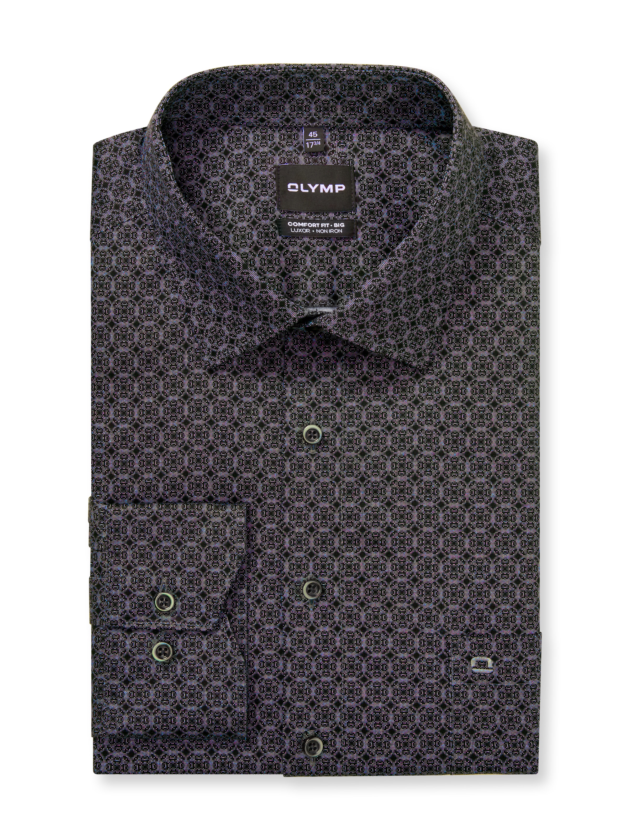 OLYMP Langarmhemd »Big & Tall« Neue COMFORT FIT BIG Kollektion, Businesshemd, New-Kentkragen
