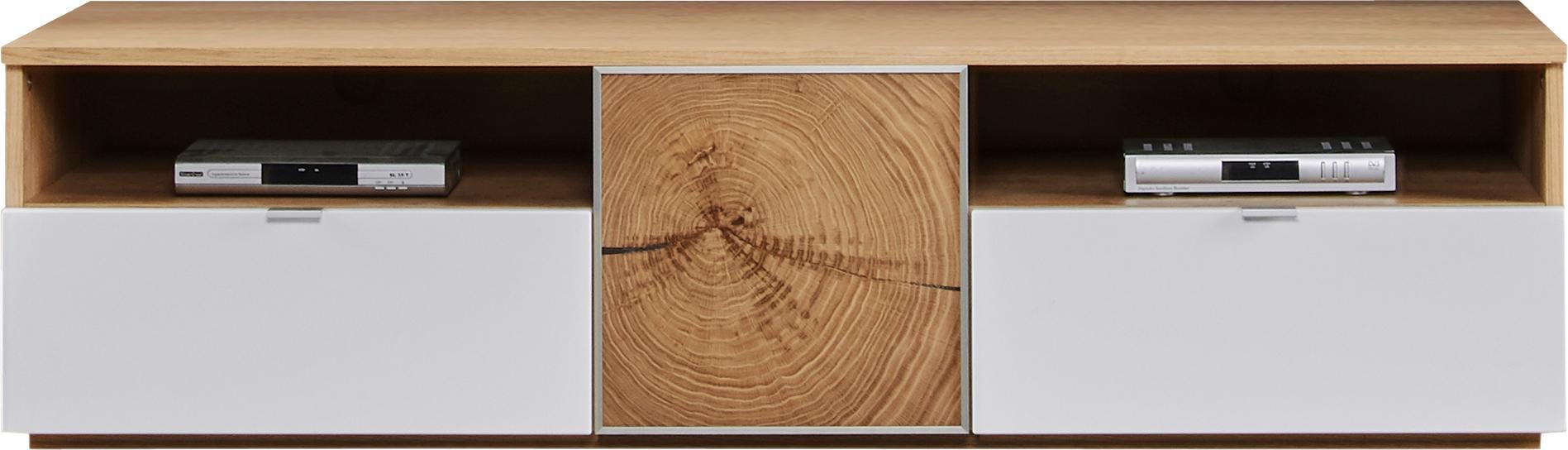 VOGL Möbelfabrik Table basse Breite 160 cm mit Hirnholzelement