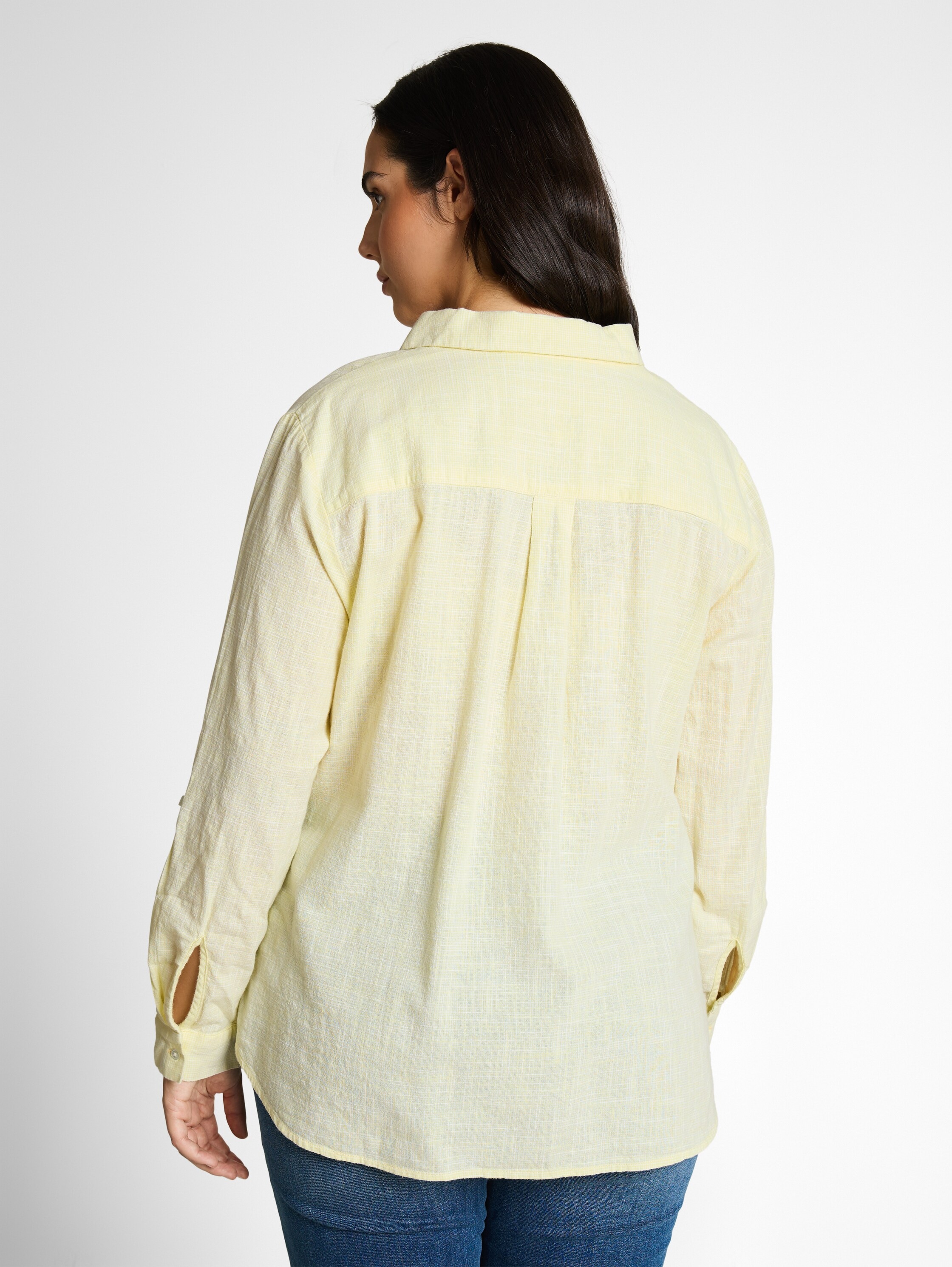 TOM TAILOR PLUS Chemisier à chemise »TTP Blouse« avec poches poitrine appliquées