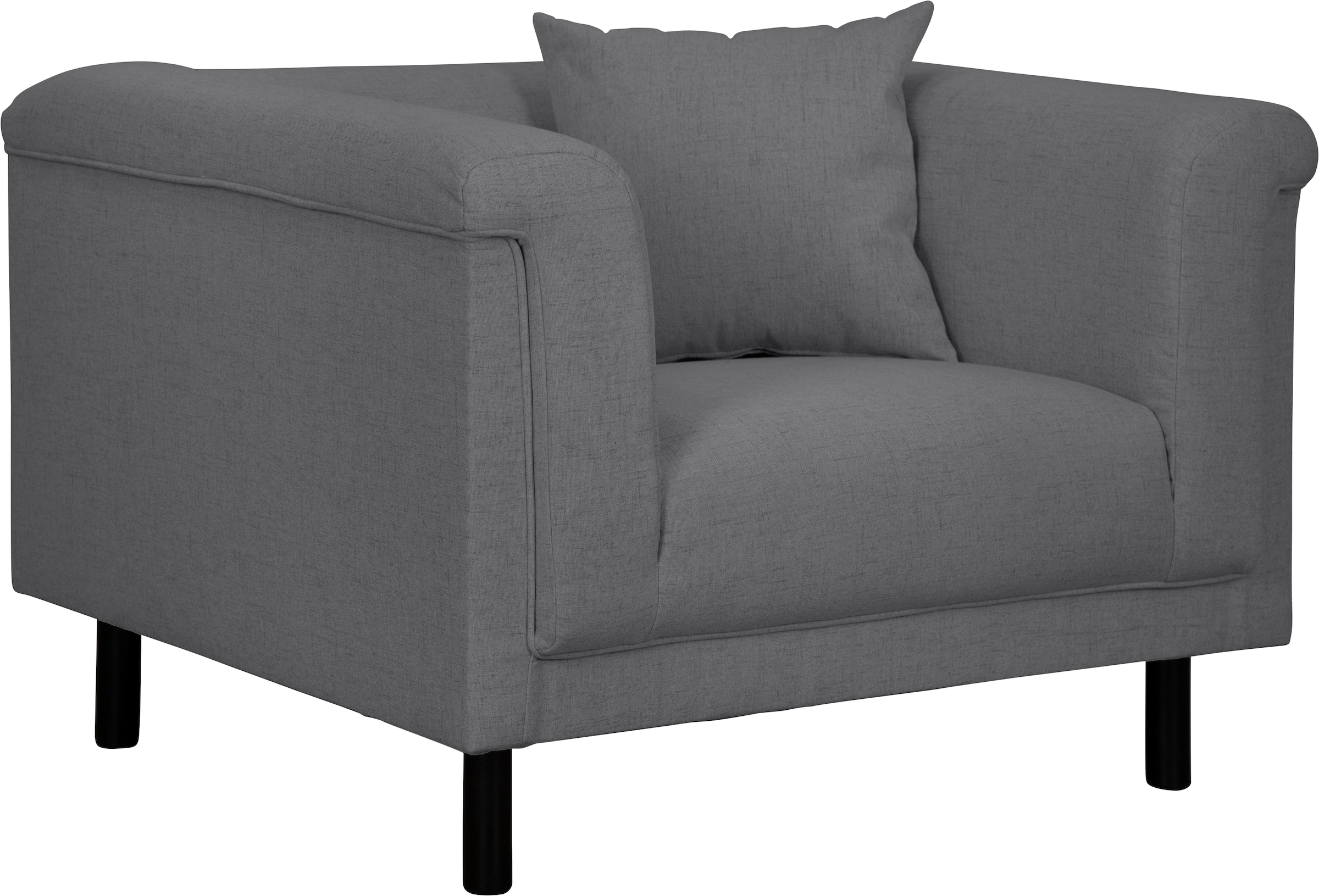 Home affaire Fauteuil »AGNIA   B/T/H: 100/85/71 cm« incl. Zierkissen, auch in Cord und Bouclé