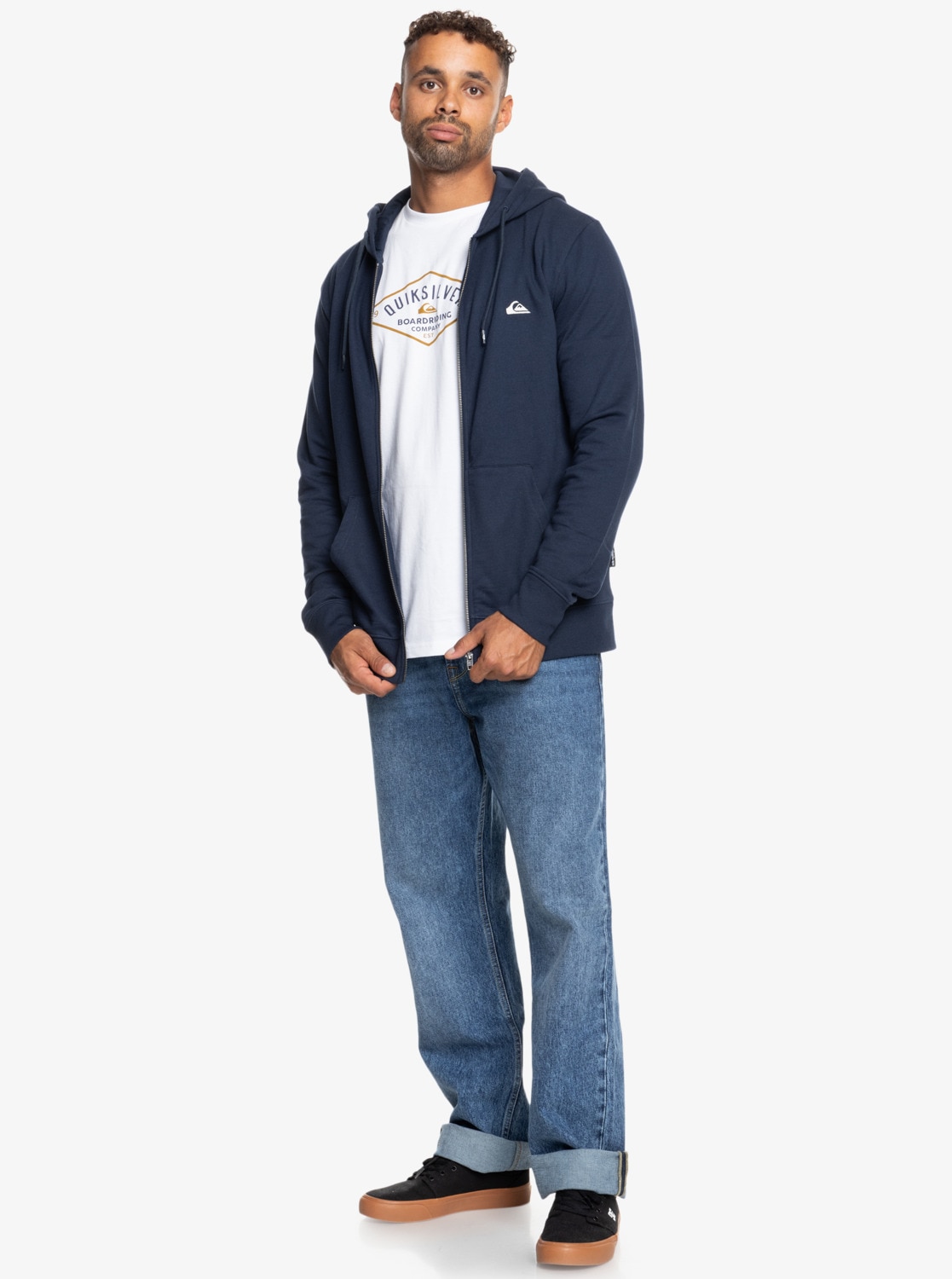 Quiksilver Sweat à capuche »BASIC HOOD ZIP YOUNG MEN«