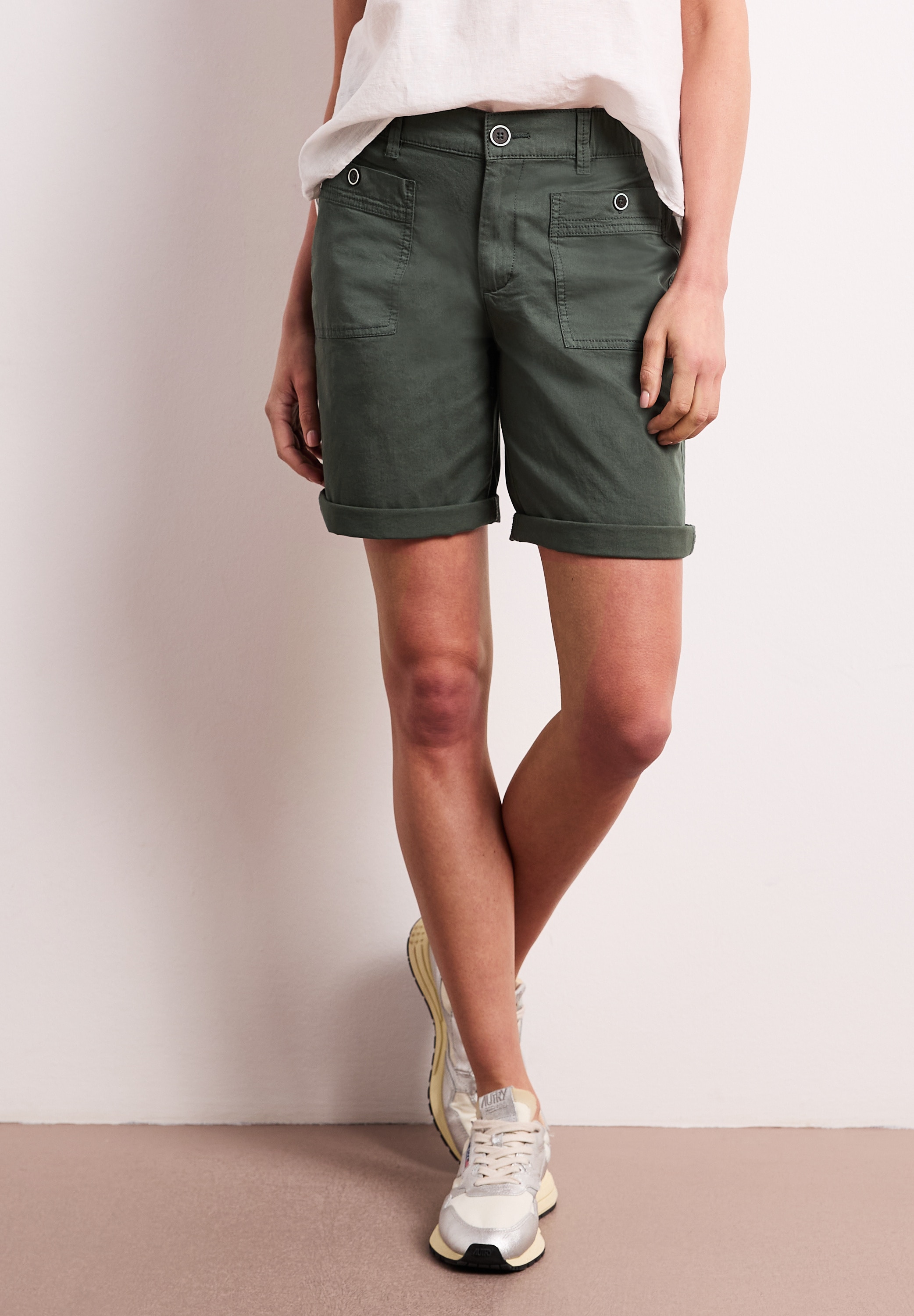 STREET ONE Bermuda »Style Yulius«  Short d'été avec revers