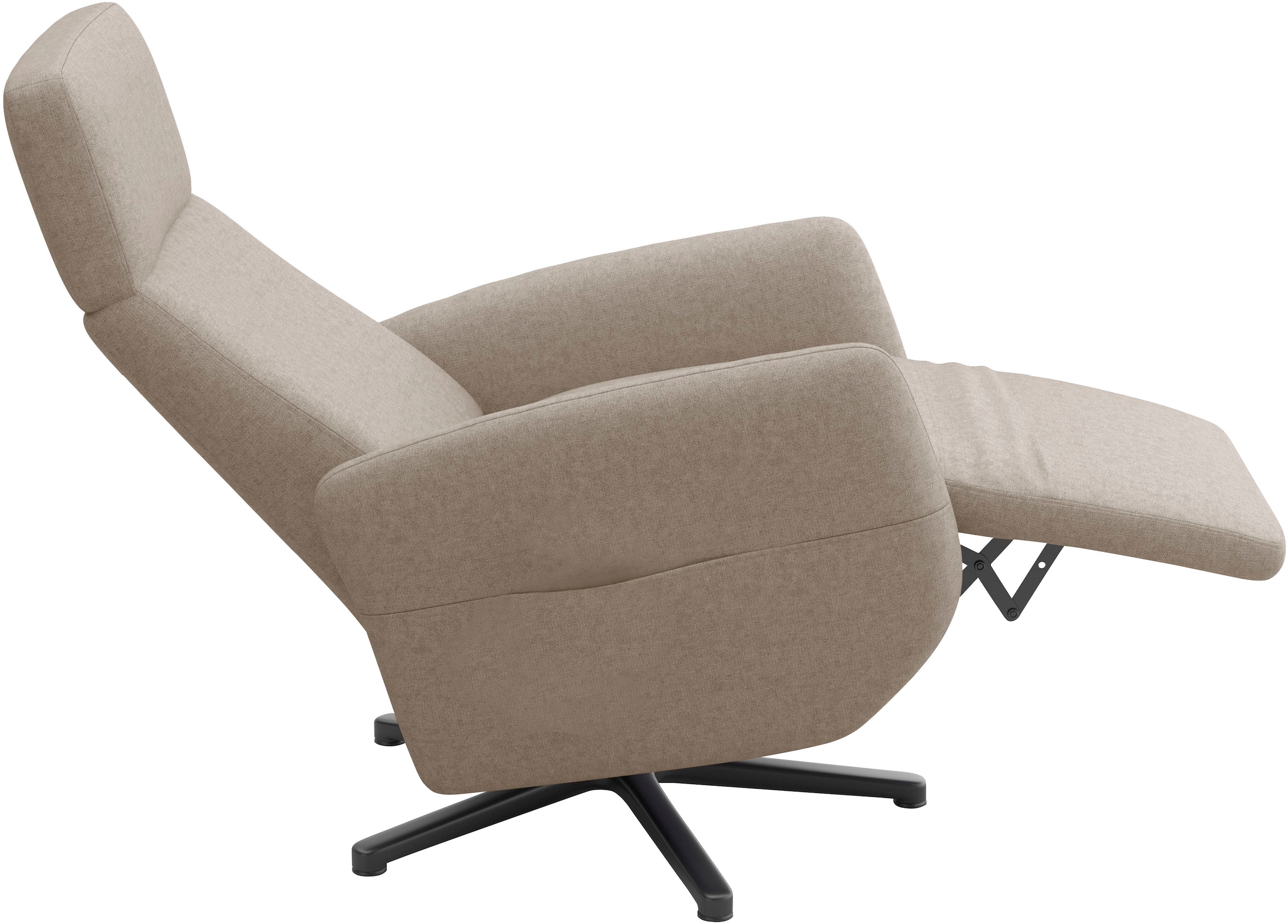 Home affaire Fauteuil TV »Rochelle, inkl. Kopfteilverstellung & 360° Drehfunktion« 1 cuis tlg. wahlweise mit 2 Motoren, Akku & Aufstehhilfe