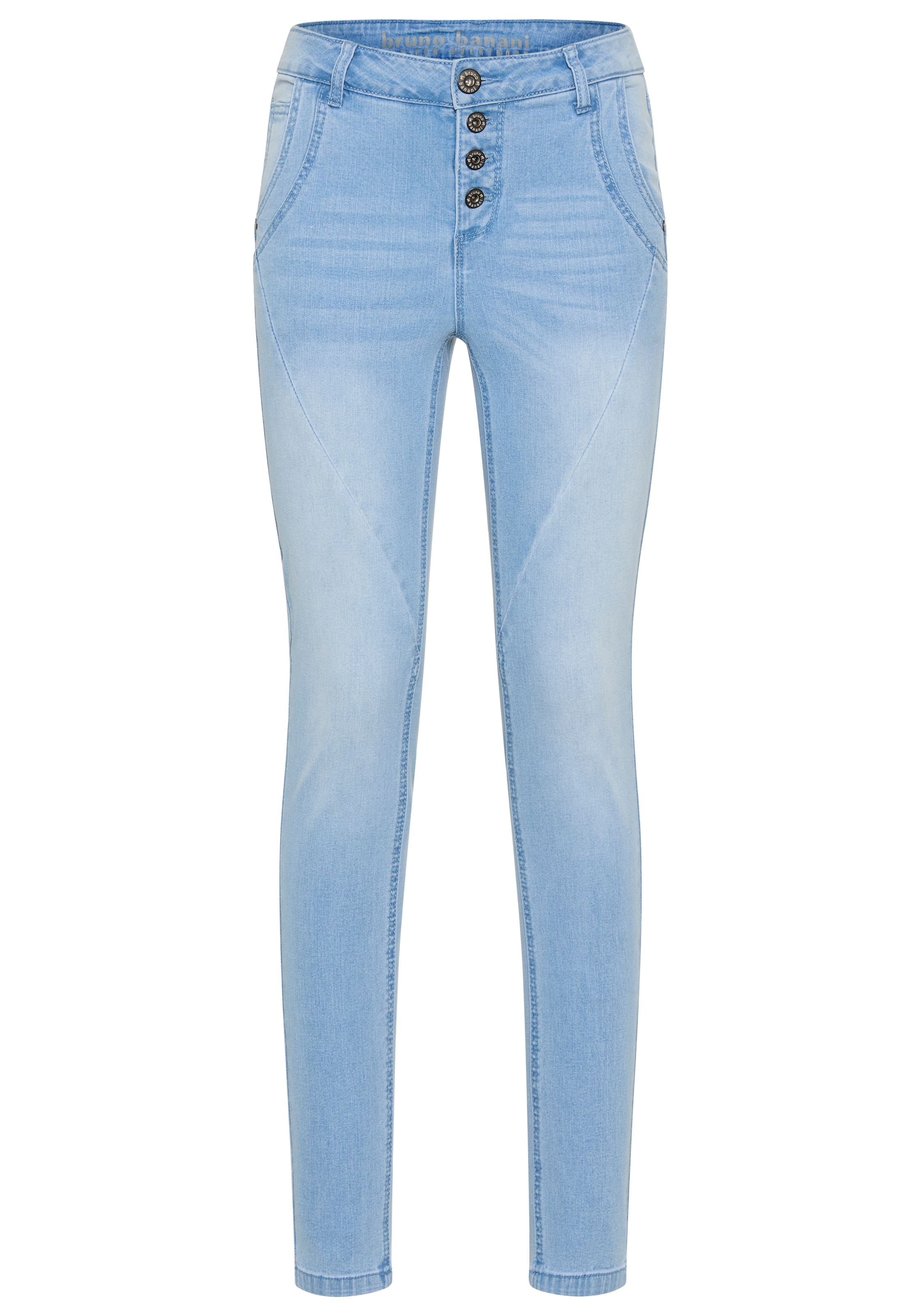 Bruno Banani Skinny-fit-Jeans extraenger Schnitt, normale Leibhöhe, mit Gesäss- und Eingrifftaschen