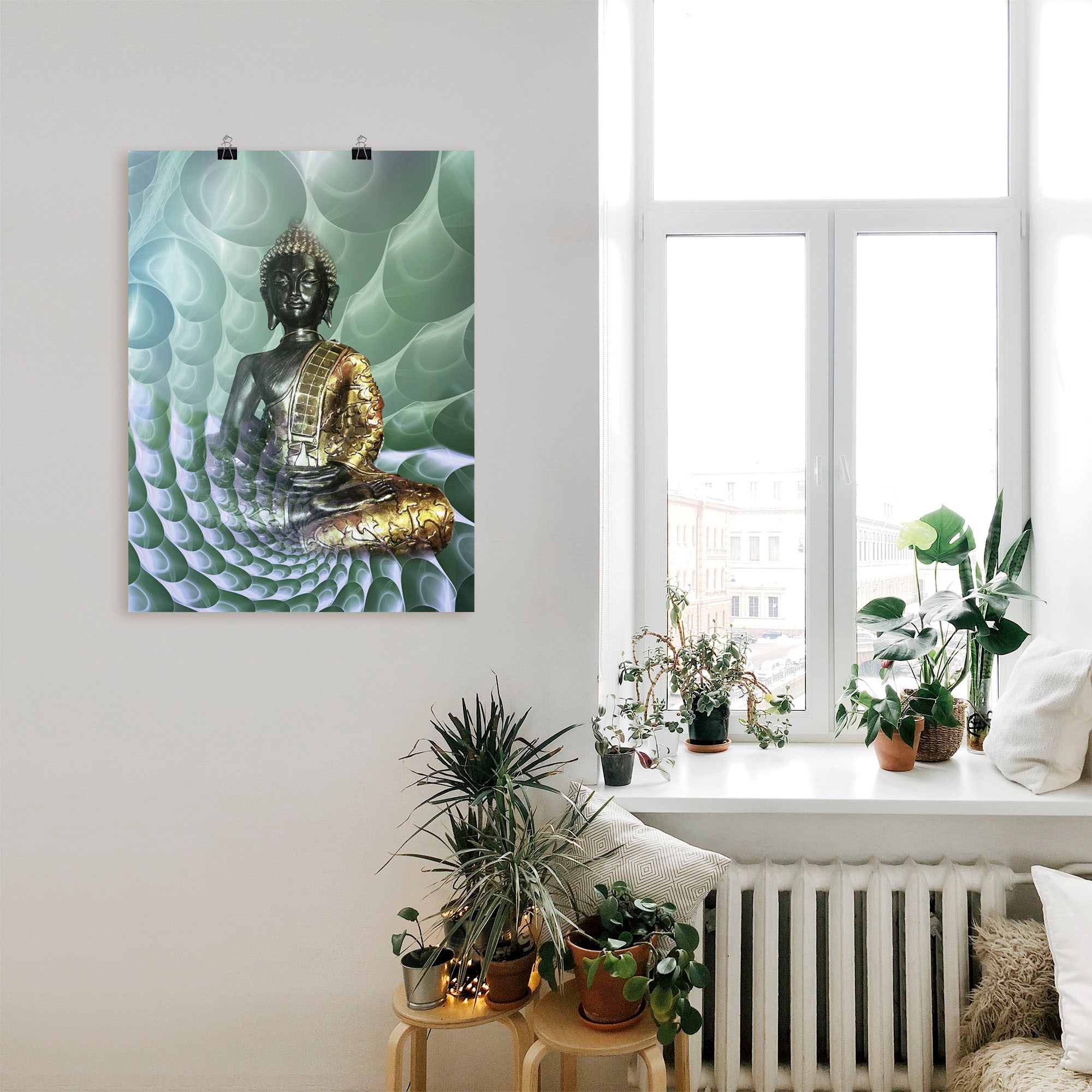 Artland Wandbild »Buddhas Traumwelt CB« Religion 1 Stk. tlg. als Alubild, Outdoorbild, Leinwandbild, Poster, Wandaufkleber