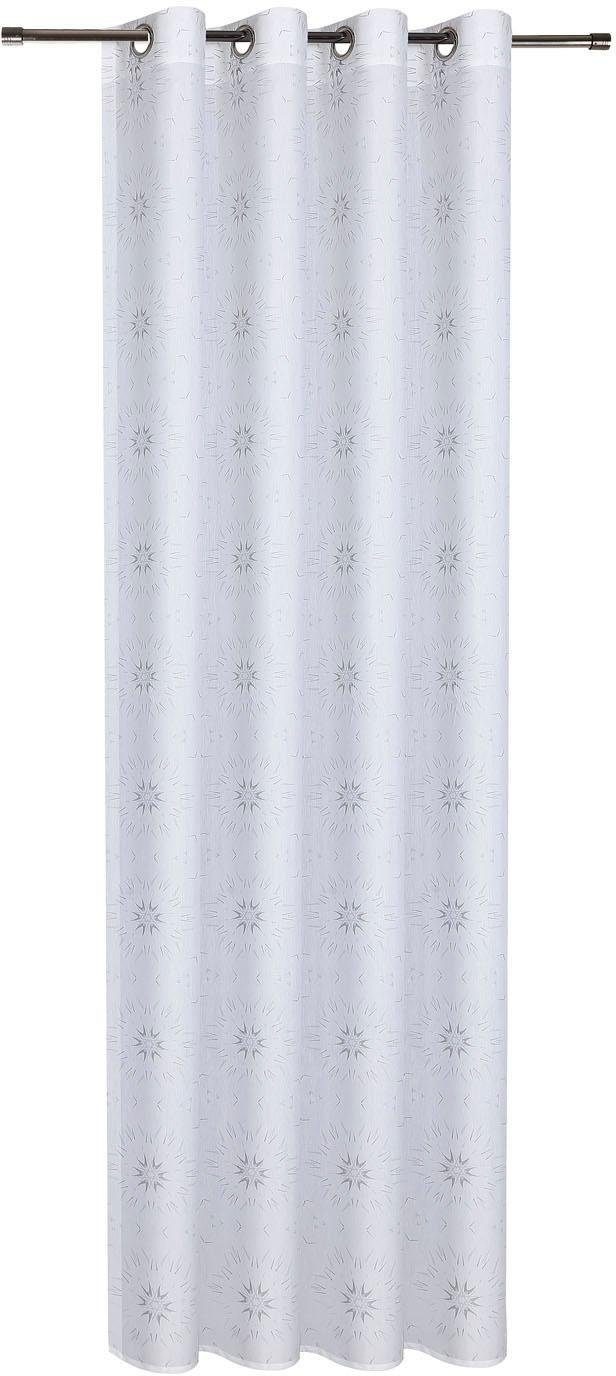 Gerster Vorhang »Gian« Ösen 1 Stk. tlg. HxB: 235x140, Moderner Ösenschal bedruckt