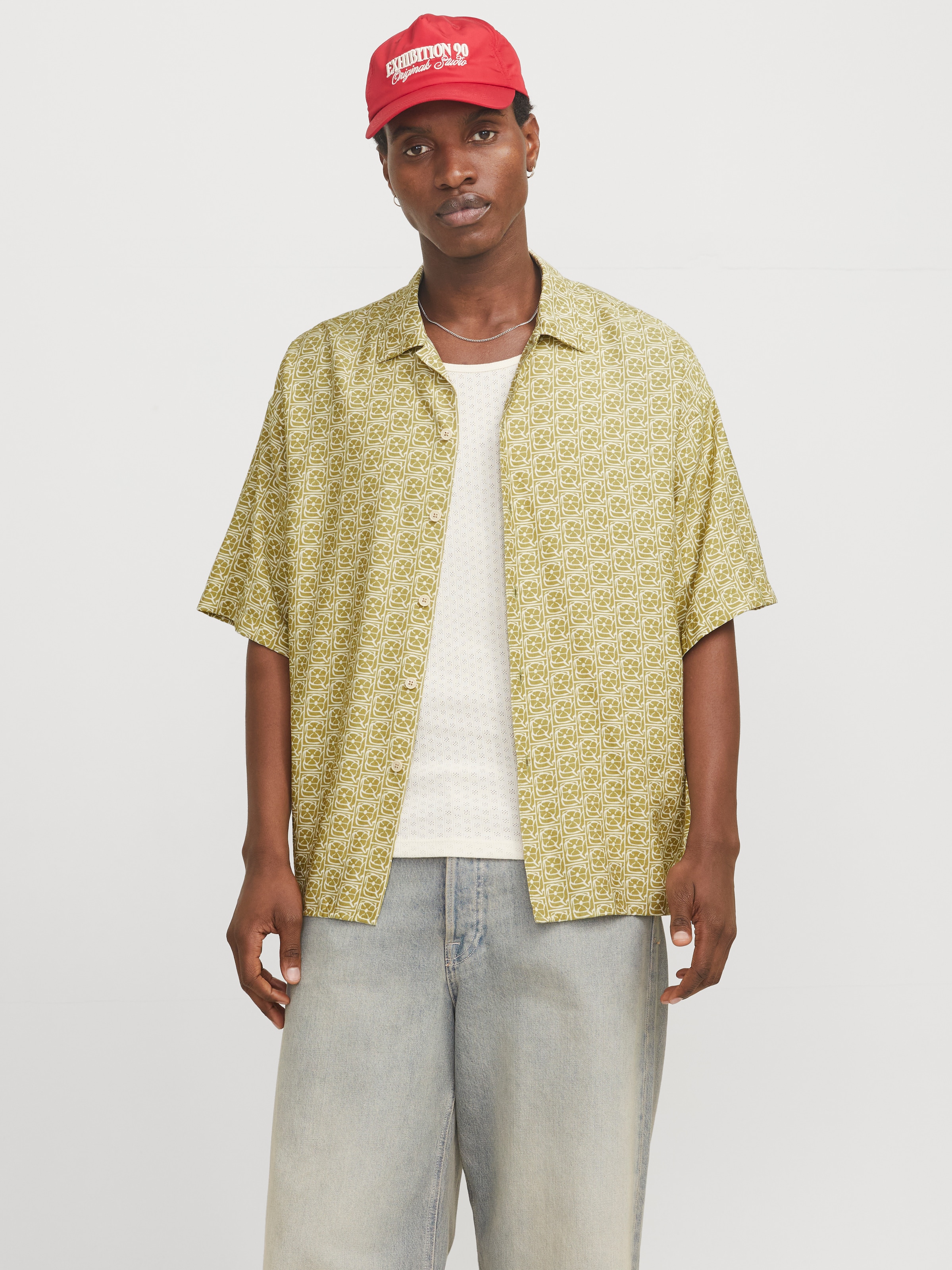 Jack & Jones Chemise à manches courtes »JORMARSHALL ISLINGTON AOP SHIRT SS SN«