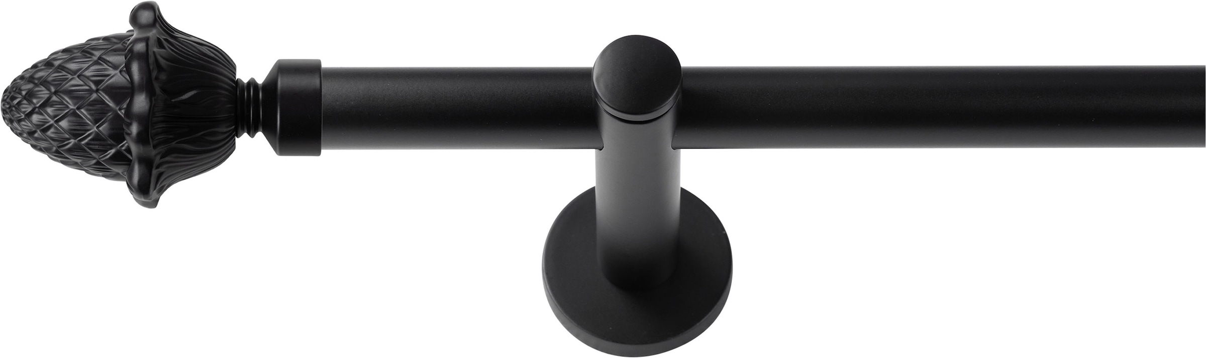 SN DECO GROUP Tringle à rideaux »Gardinenstange Nantes Ø 19 mm, 1-läufig, Fixmass, verschraubt« Ø 19 mm Fixmass;kürzbar