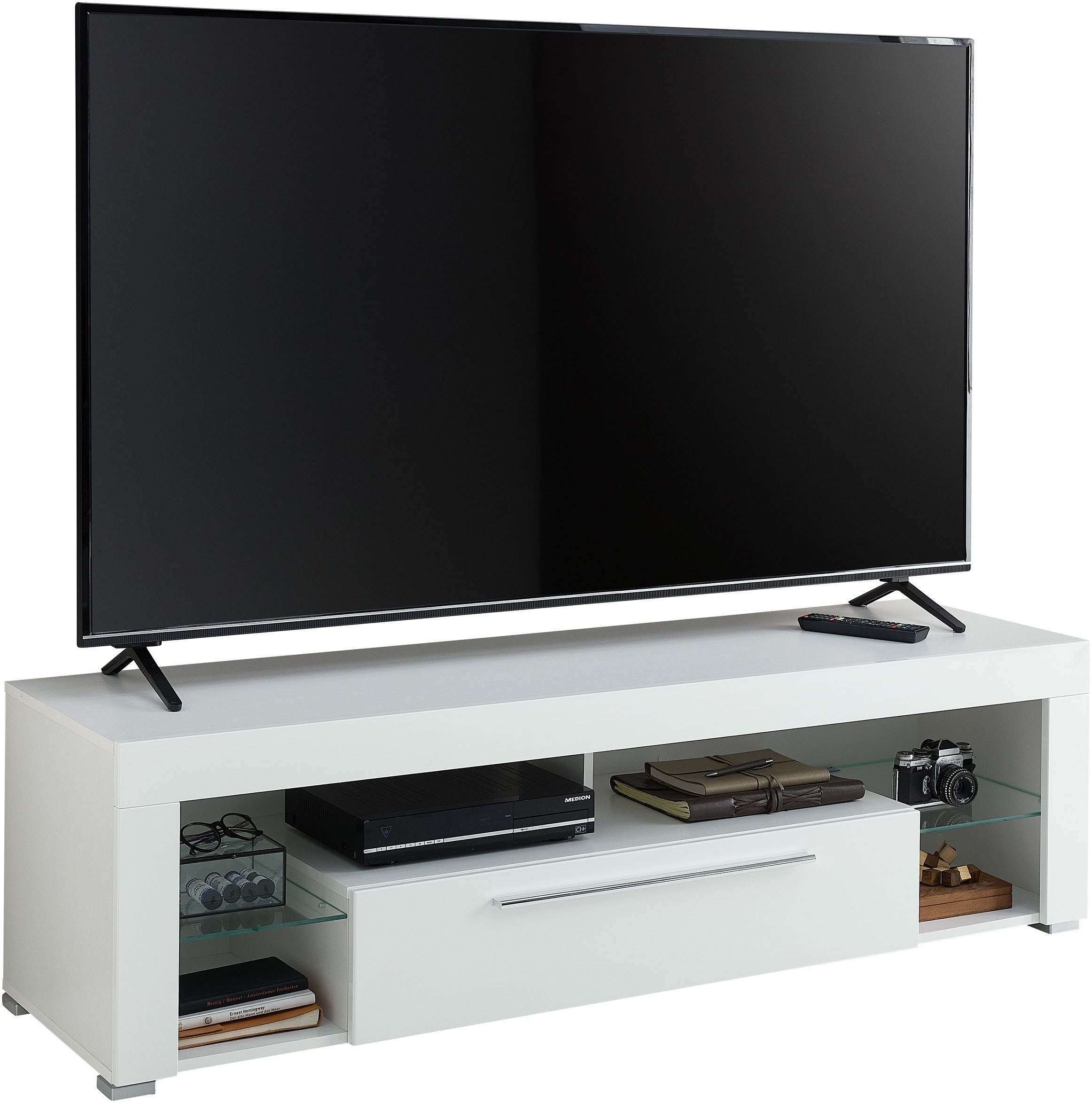 Stolkom Meuble TV »Goal« Oberboden bis 25 kg belastbar, 1 Klappe mit Griff