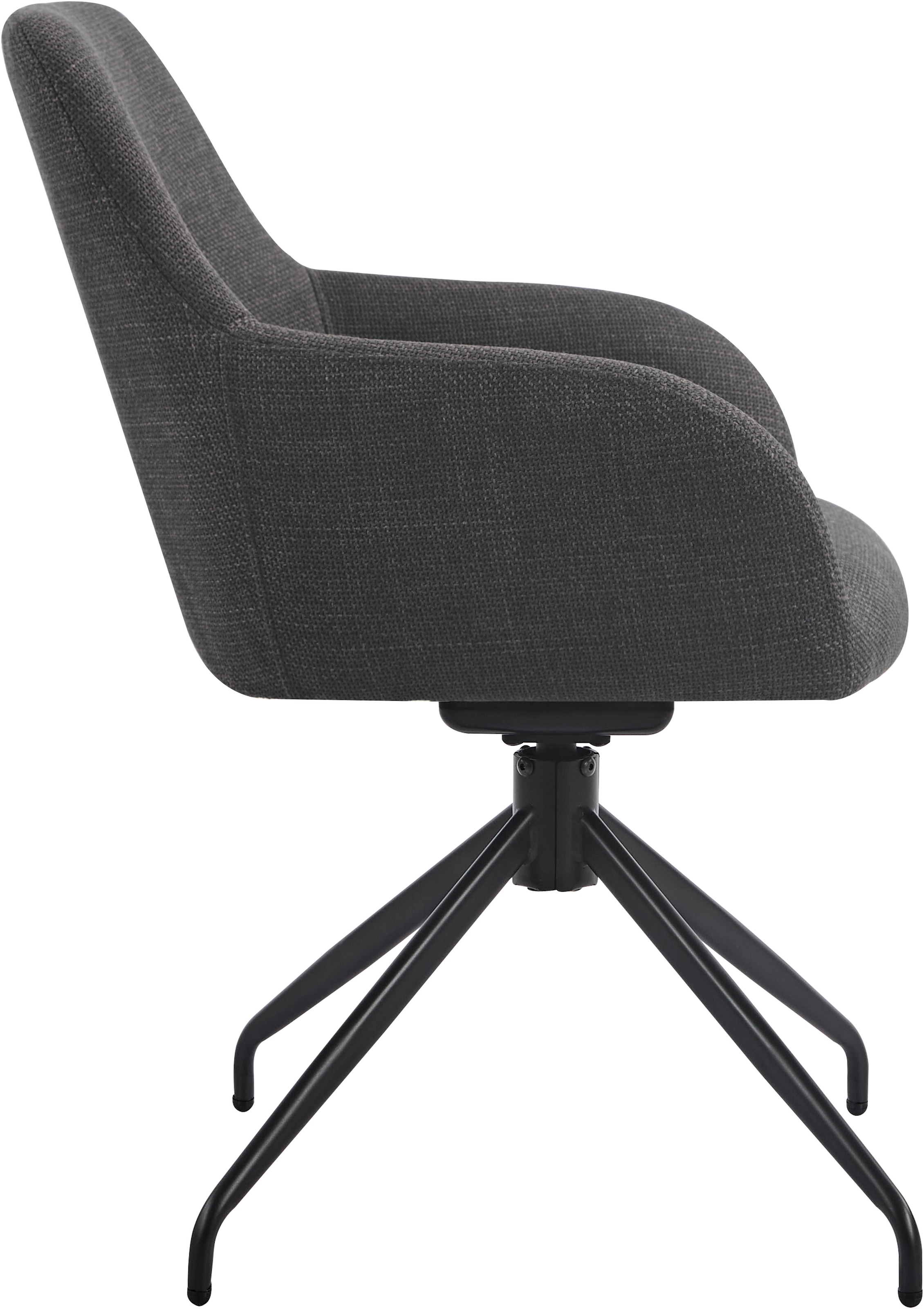 HELA Chaise avec accoudoirs »TRIEST« (Set) 1 cuisSessel, 360° drehbar, Gestell abgeknickt, Relaxfunktion, Armlehnen