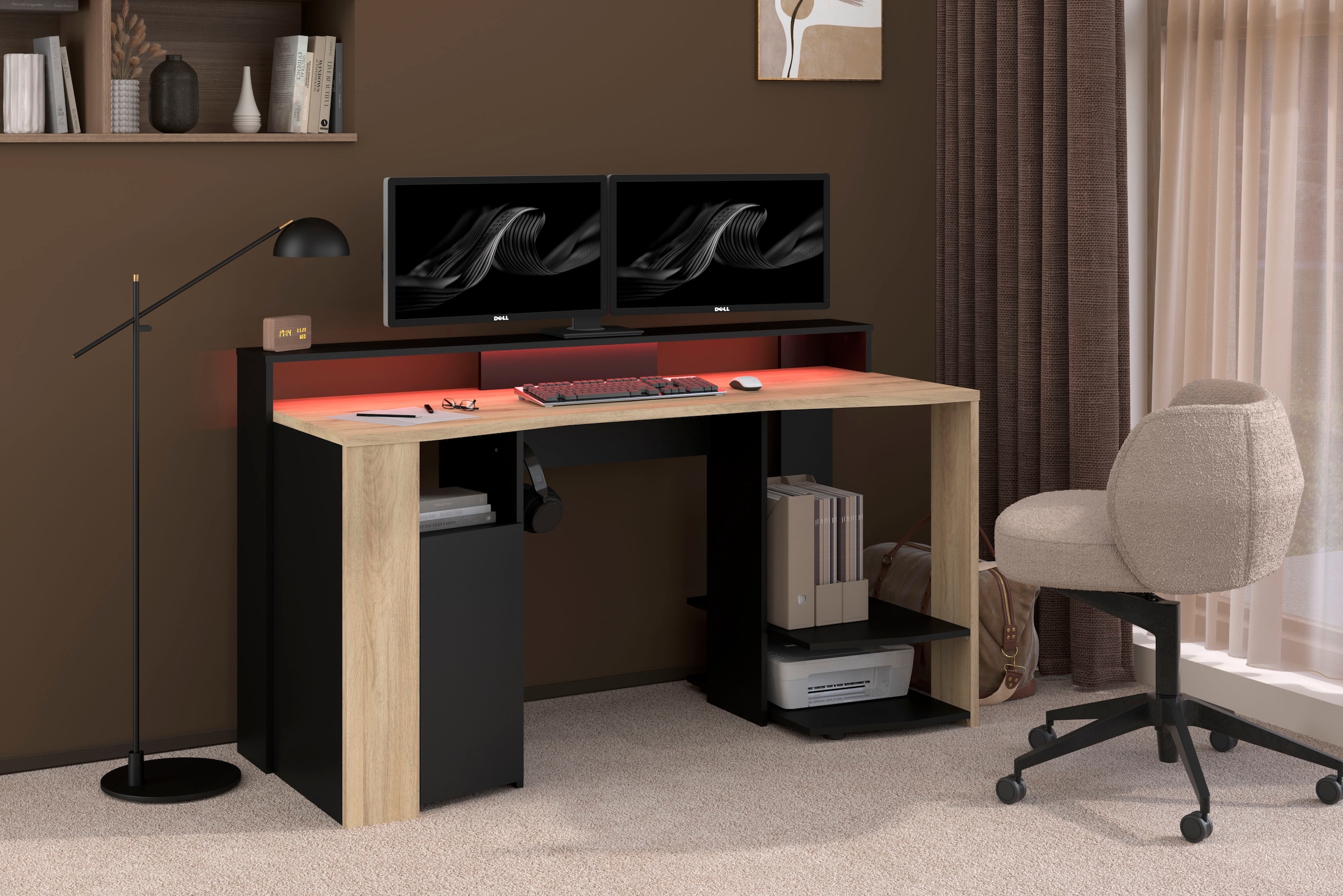 Parisot Table de gaming »Meta 1« Set, 2 cuis tlg.