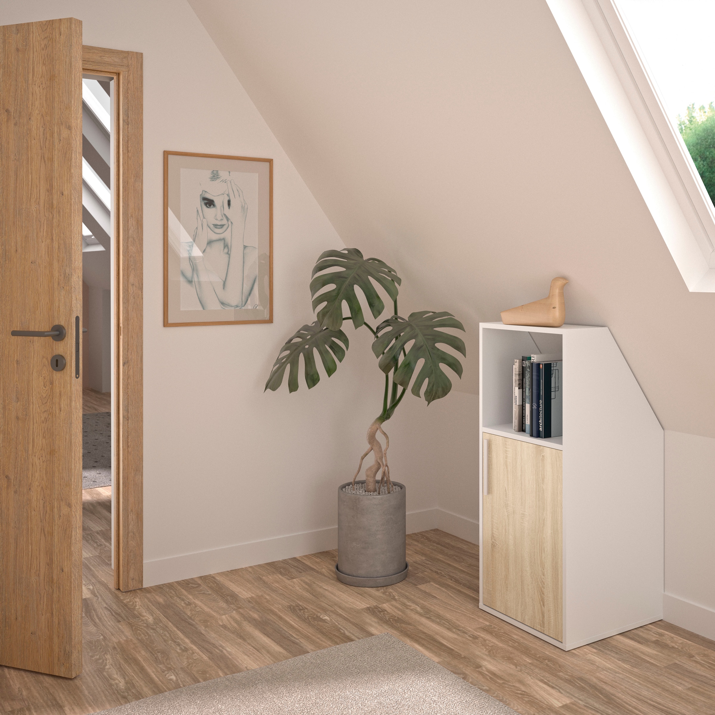 Gami Kleiderschrank »UNDER« Schrägschrank mit einer Tür