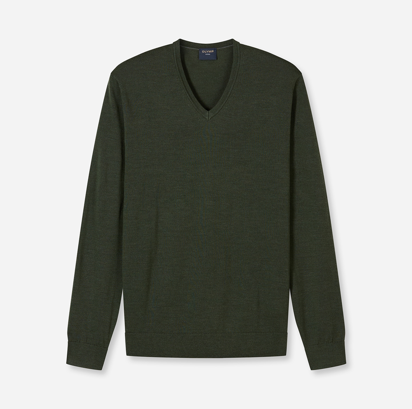 OLYMP V-Ausschnitt-Pullover »OLYMP Strick Casual« klassischer Strickpullover