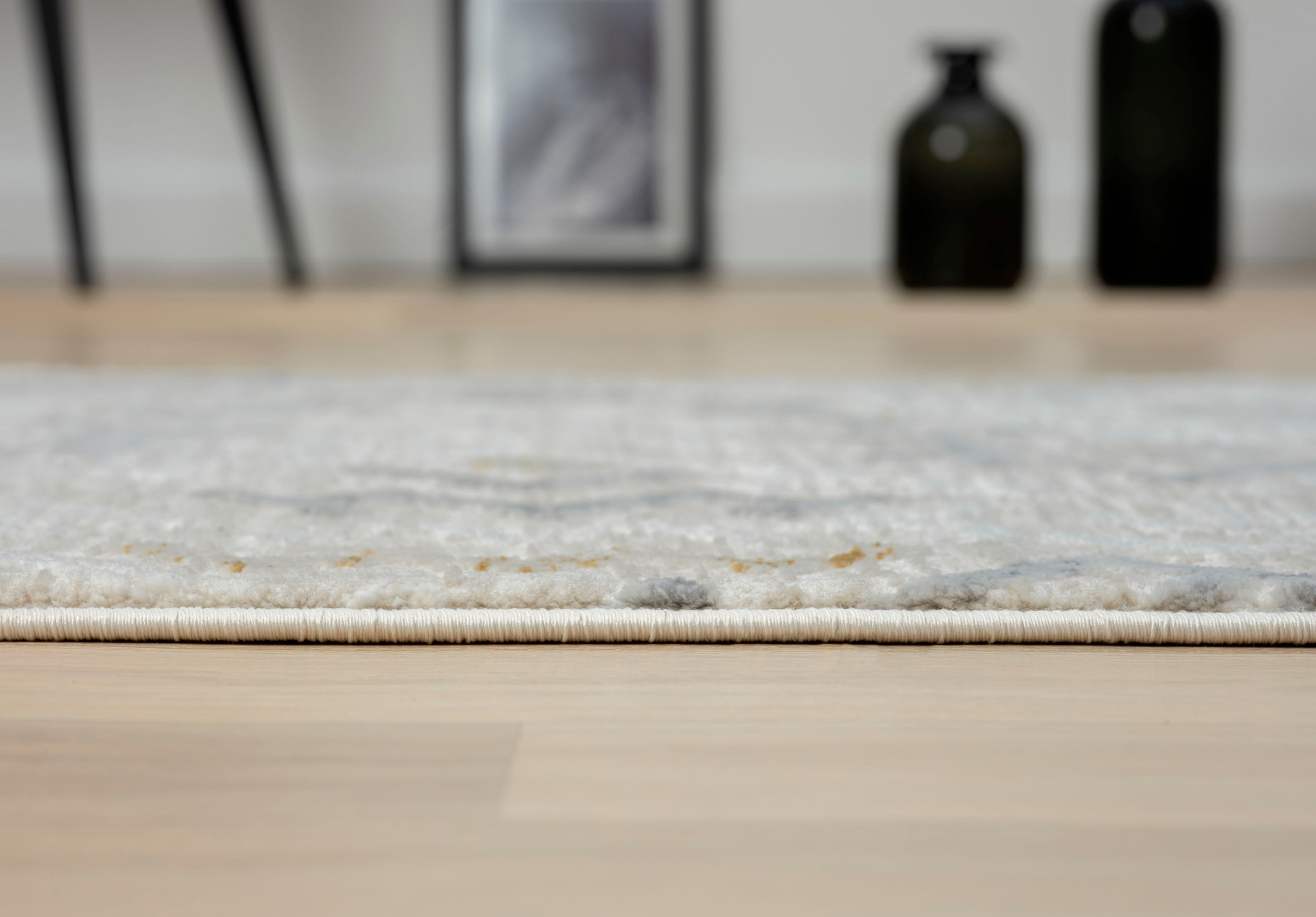 Myflair Möbel & Accessoires Teppich »My Type« rechteckig 10 mm Höhe Kurzflor, Ethno-Style, besonders weich durch Microfaser, mit Fransen