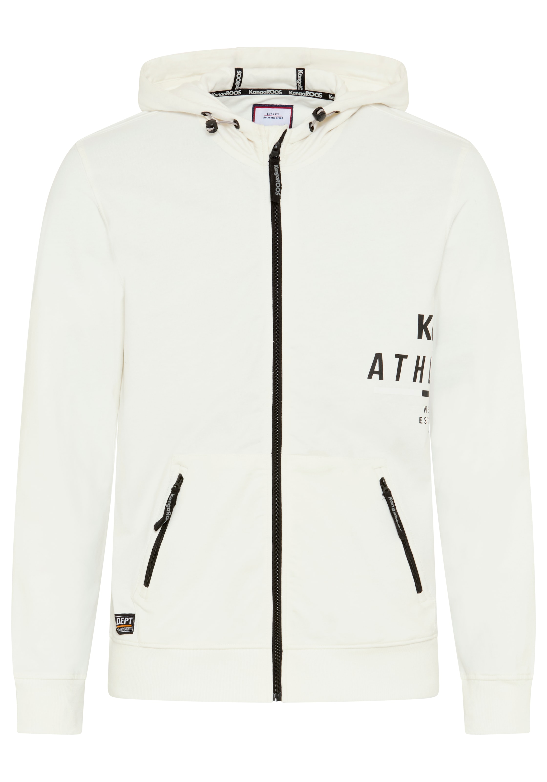 KangaROOS Sweat à capuche mit Kapuze, mit regulierbarem Elastikband an der Kapuze