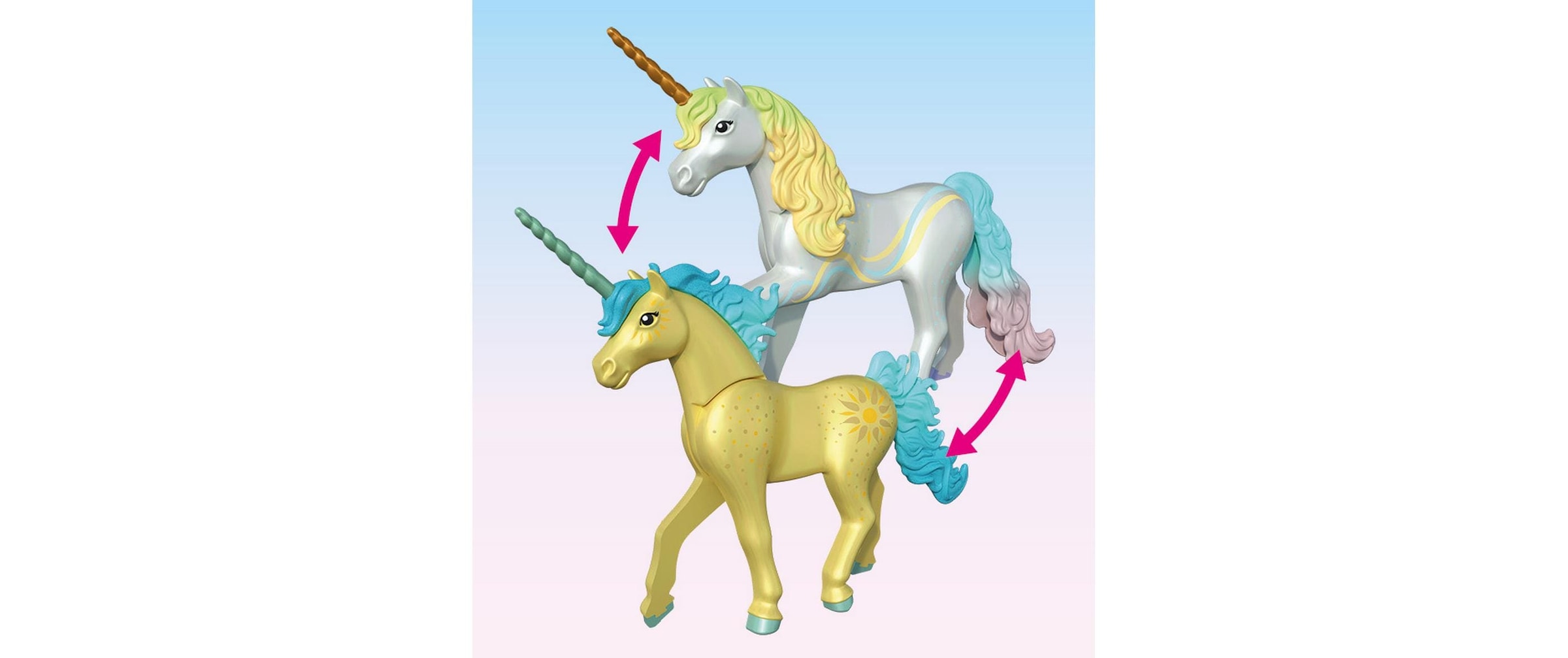 Playmobil® Konstruktions-Spielset »Sammeleinhorn, Sonnenscheinblüte mit Fee (71842), Princess Magic«