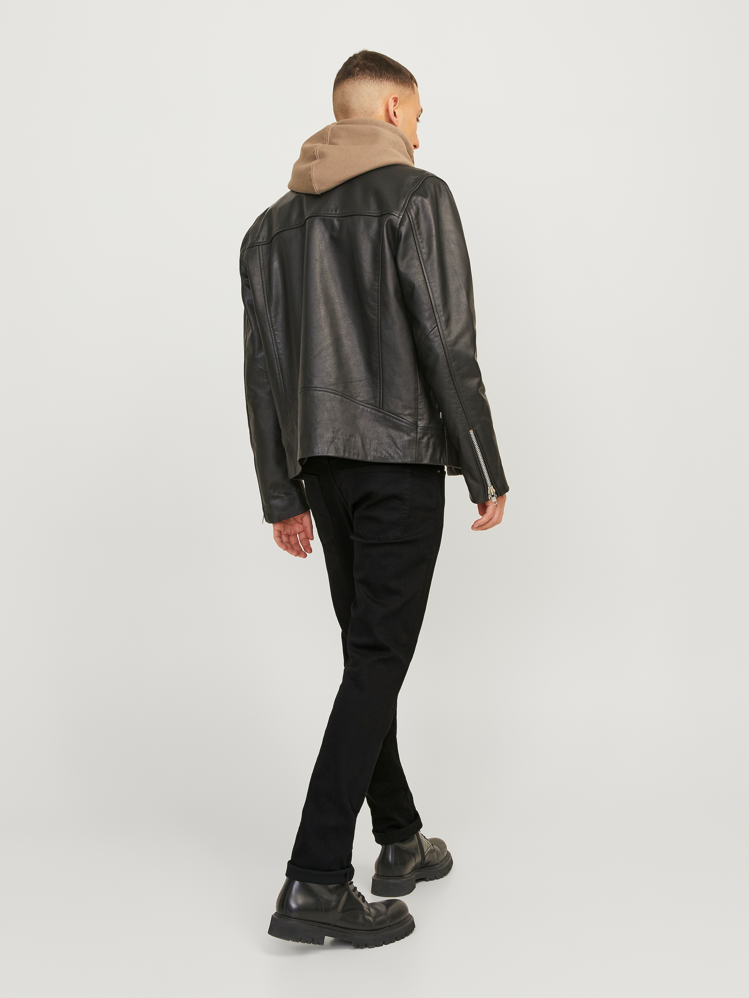 Jack & Jones Jeans slim »JJIGLENN  Slim-Fit mit Stretch und praktischer 5-Pocket-Form« mit Abriebeffekten