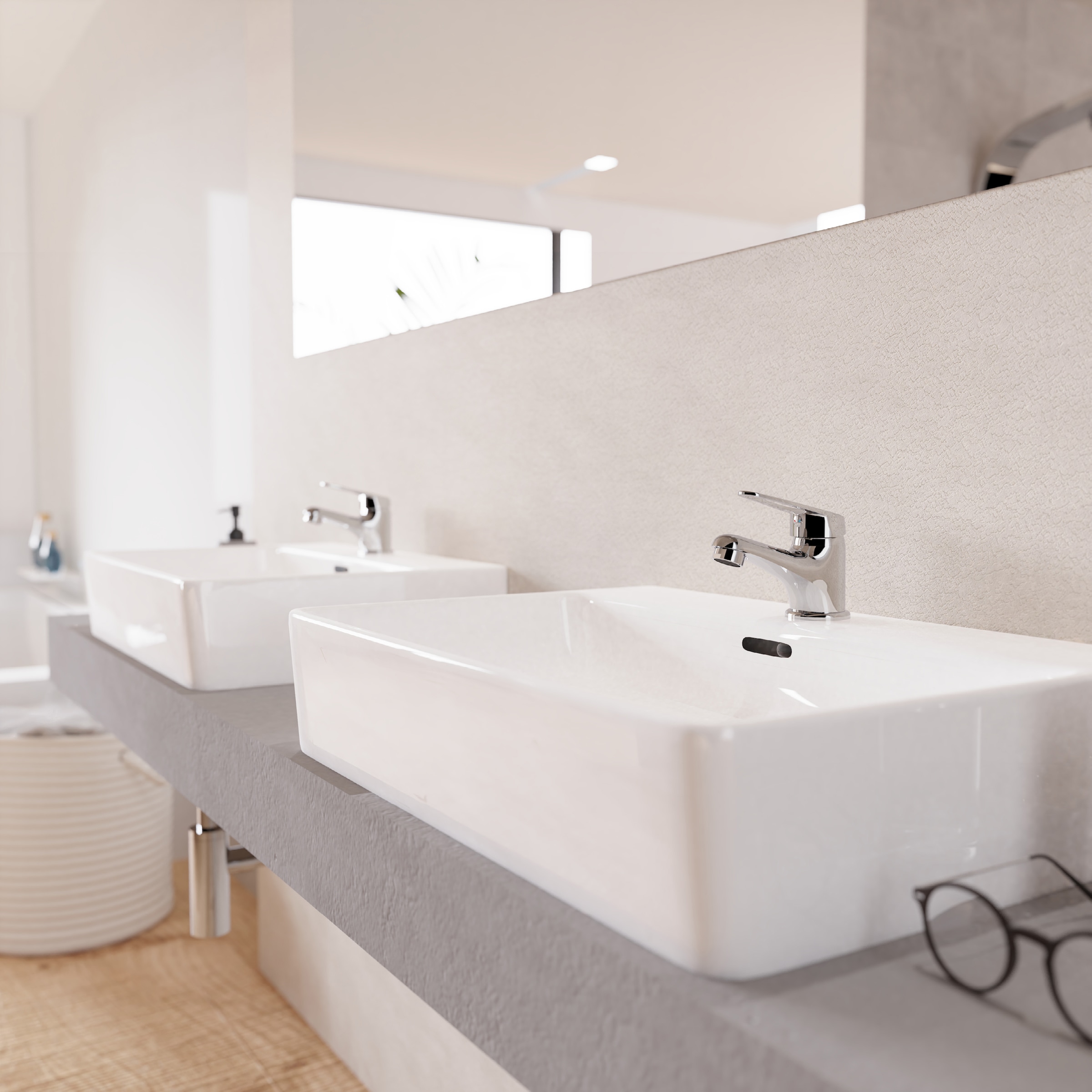 welltime Robinet de lavabo »BARI« Der Platzsparklassiker in frischem Design