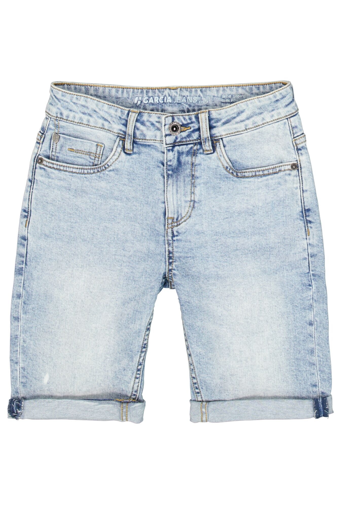 Garcia Short en jean »Tavio« avec effets usés