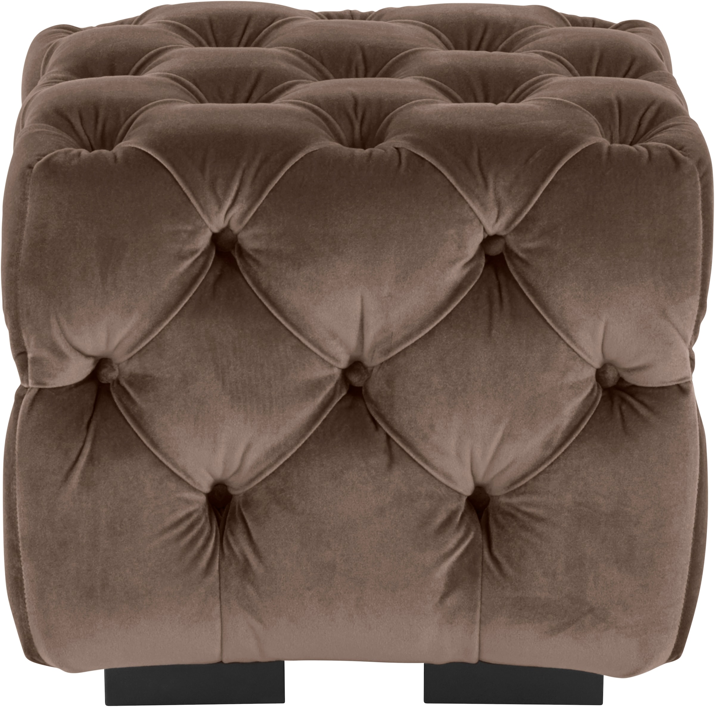 Home affaire Polsterhocker »Kalina« mit klassischer Chesterfield-Knopfheftung, passend zur  Serie "Kalina"