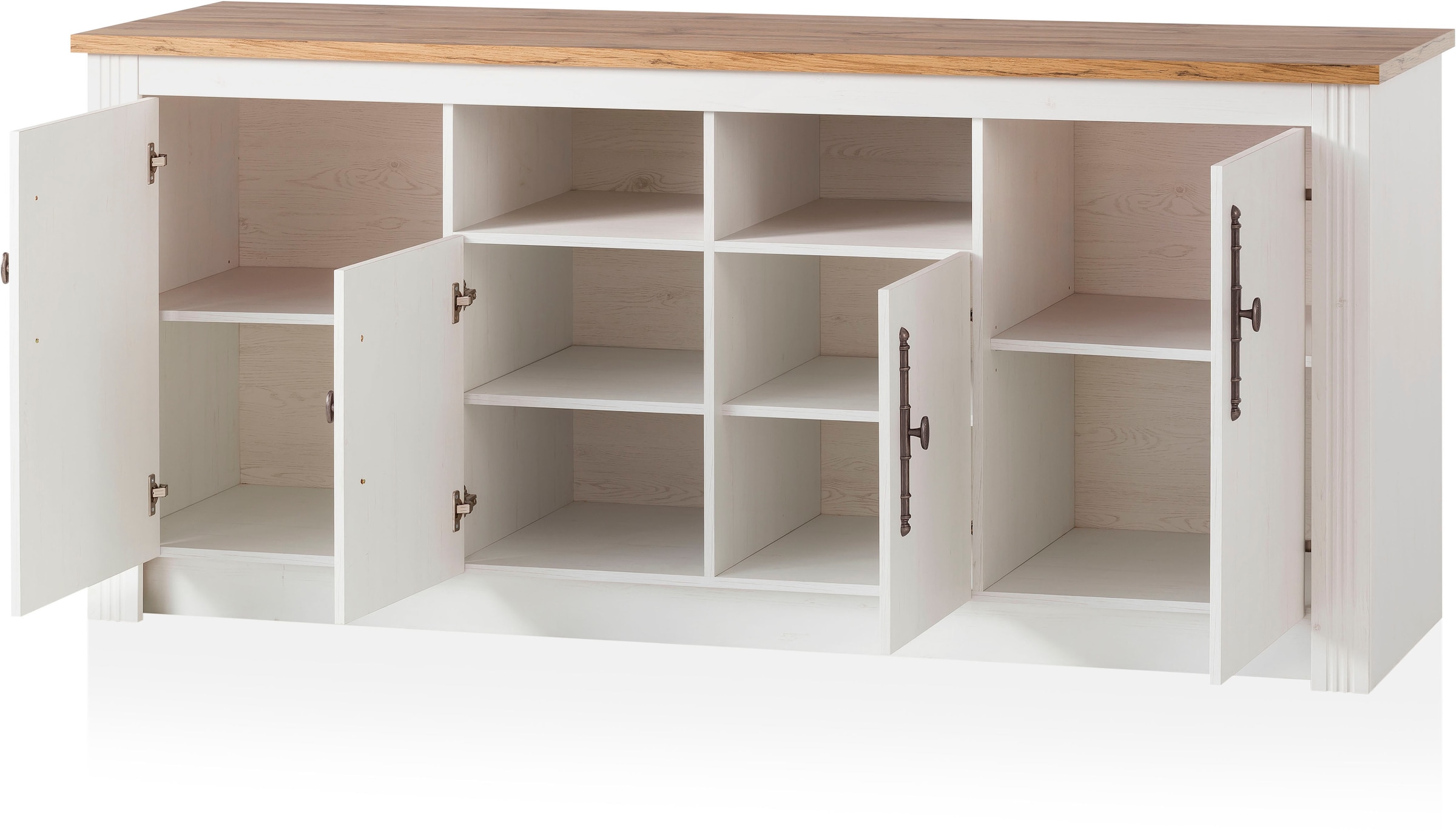 GOODproduct Küche »KS-Westminster« Breite 204 cm, ohne E-Geräte