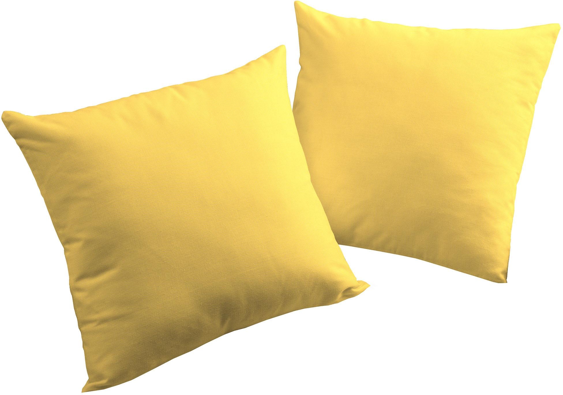 Adam Housse de coussin »Uni Light Collection« im Uni Design
