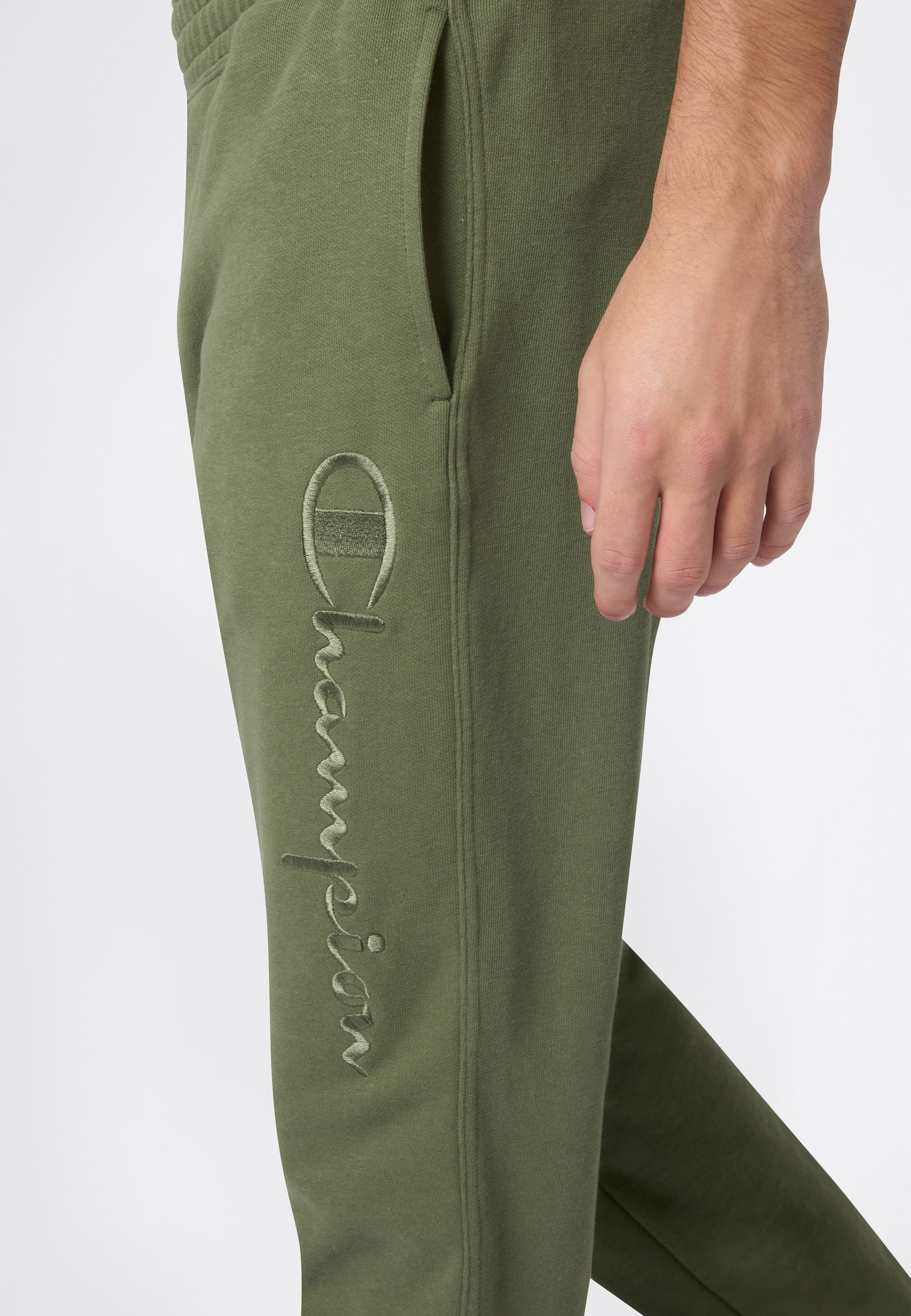 Champion Pantalon de jogging »ICONS Terry Elastic Cuff Pants Large Logo«