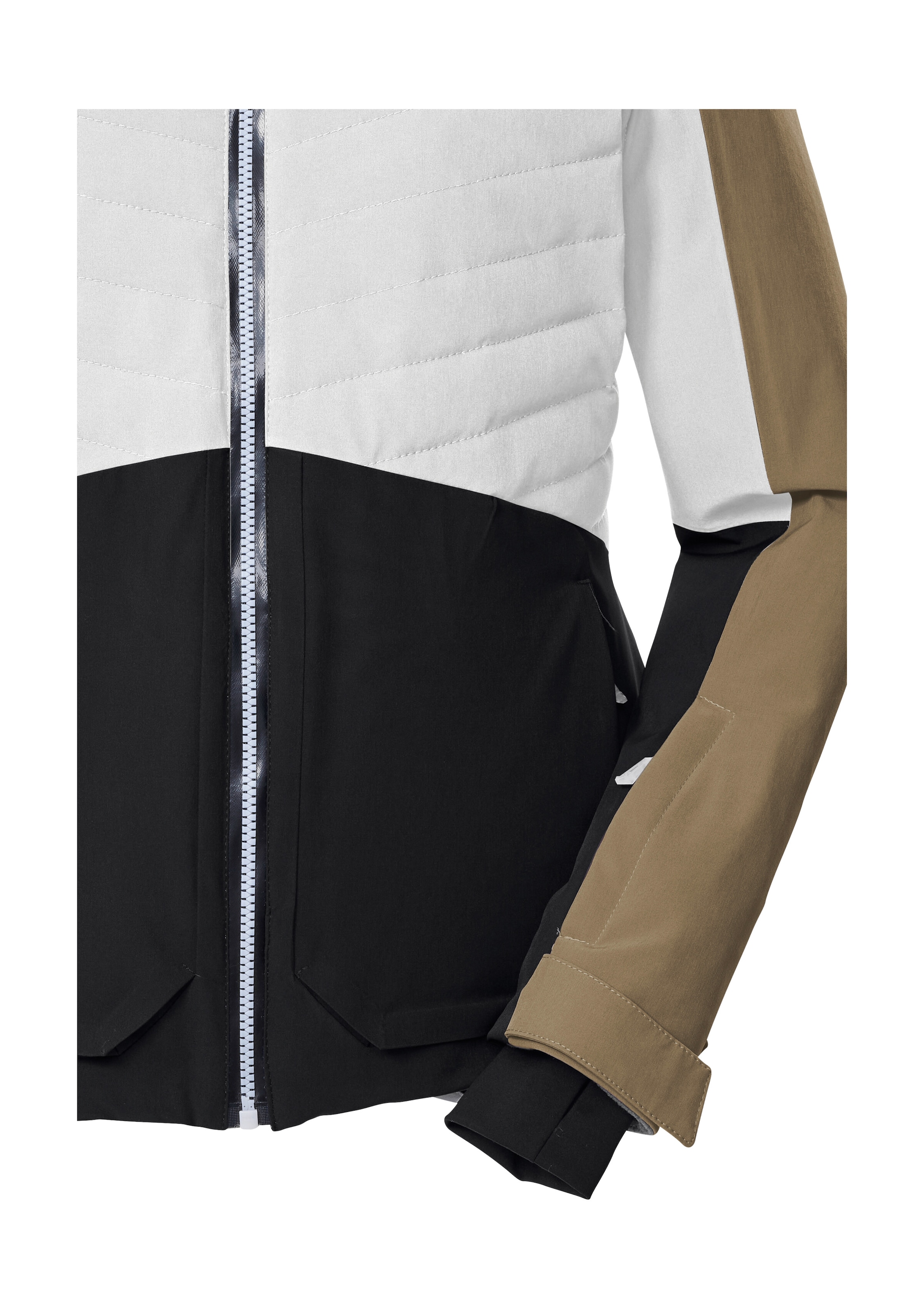 Killtec Skijacke »KSW 30 WMN SKI JCKT« Damen Skijacke: wasserdicht, atmungsaktiv, Colourblock-Design