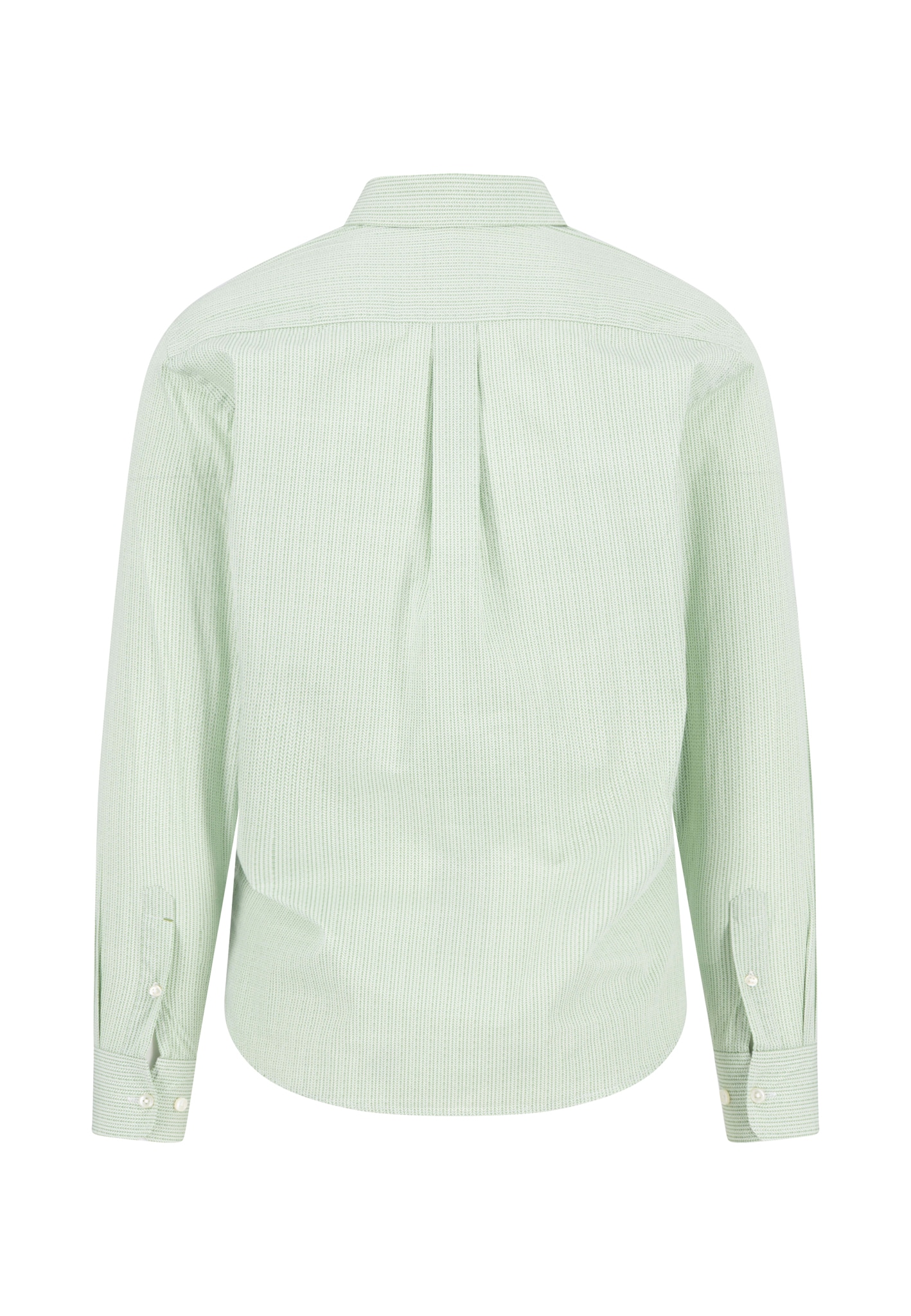 FYNCH-HATTON Langarmhemd normale Passform, Struktur-Print, mit Brusttasche