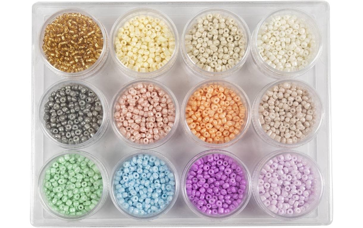 creativ company Set créatif »Rocailles-Perlen«