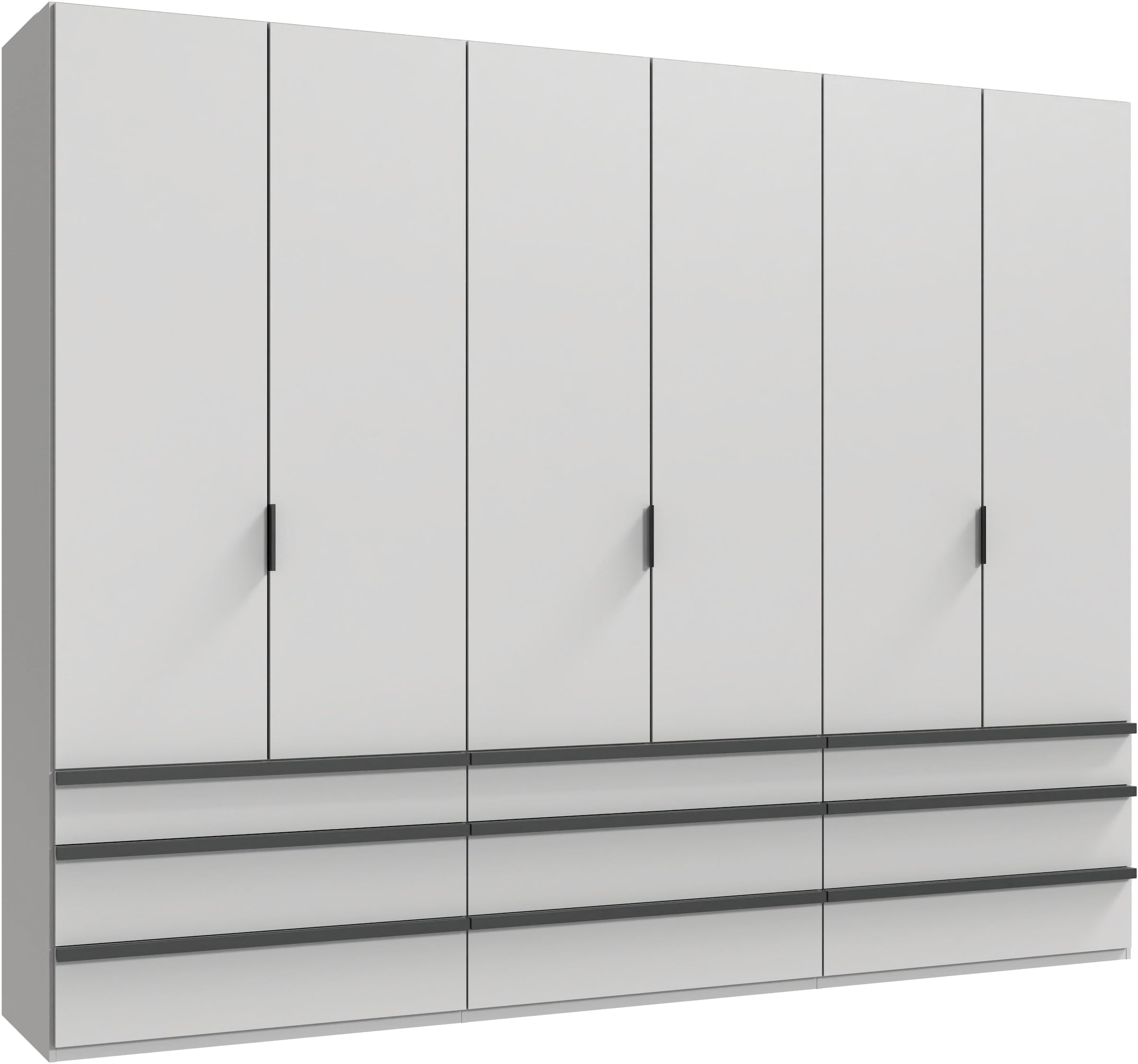 Wimex Armoire à portes pliantes »Oxford by fresh to go, in der Breite 300cm, in 2 Höhen erhältlich« mit Schubladen, wahlweise mit oder ohne Spiegel,  mit hochwertigen Falttüren für den perfekten Überblick