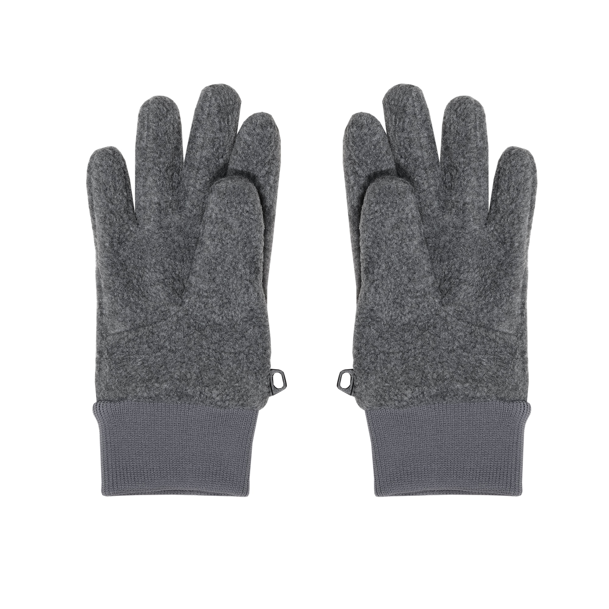 MAXIMO Fleecehandschuhe 1 Paar,  Fingerhandschuhe, Boucle-Optik, Strickbündchen