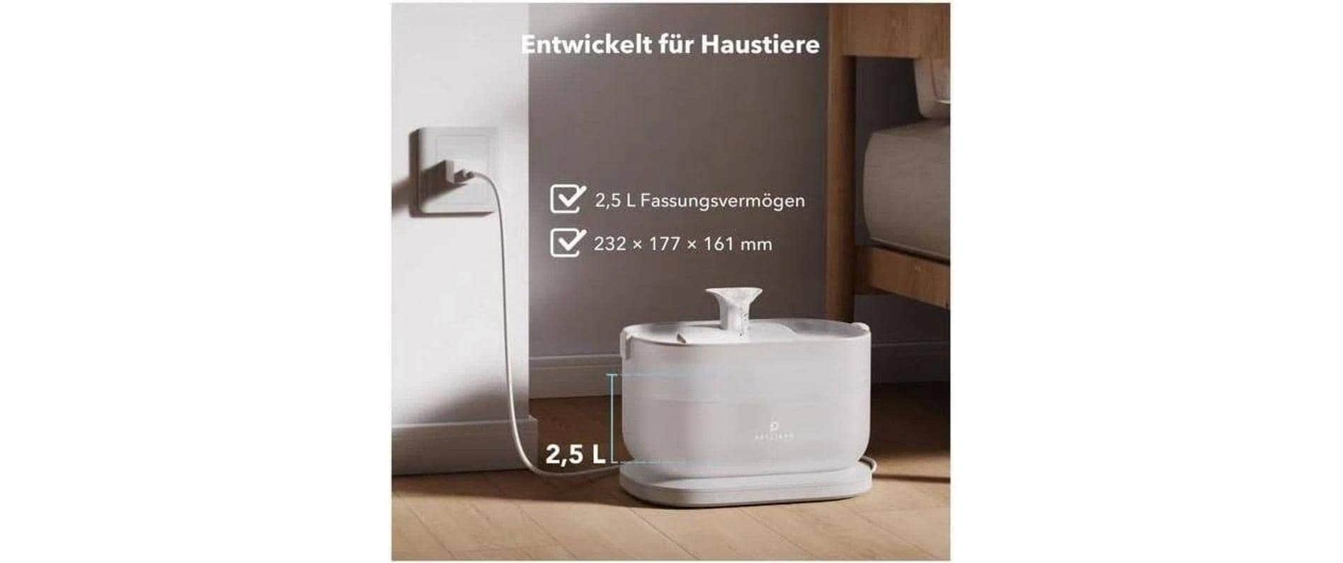   Trinkbrunnen »Petlibro« Trinkbrunnen für Katzen und Hunde