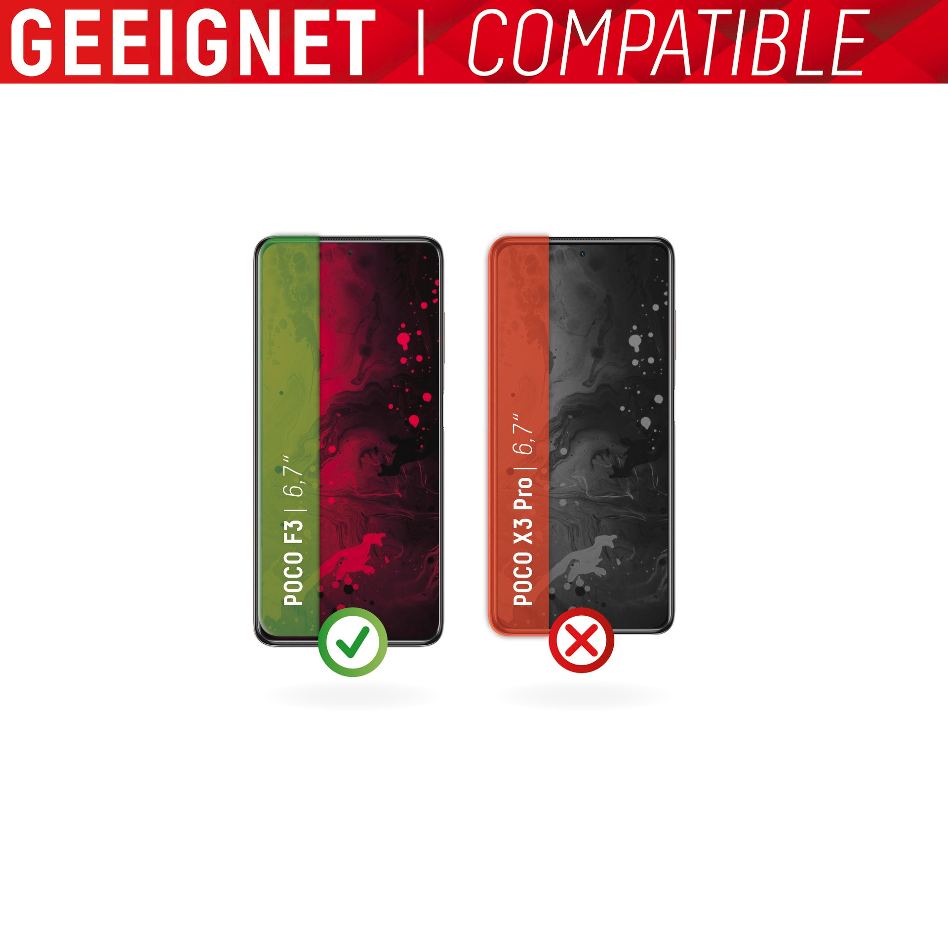 Displex Displayschutzglas »Smart Glass - Poco F3«